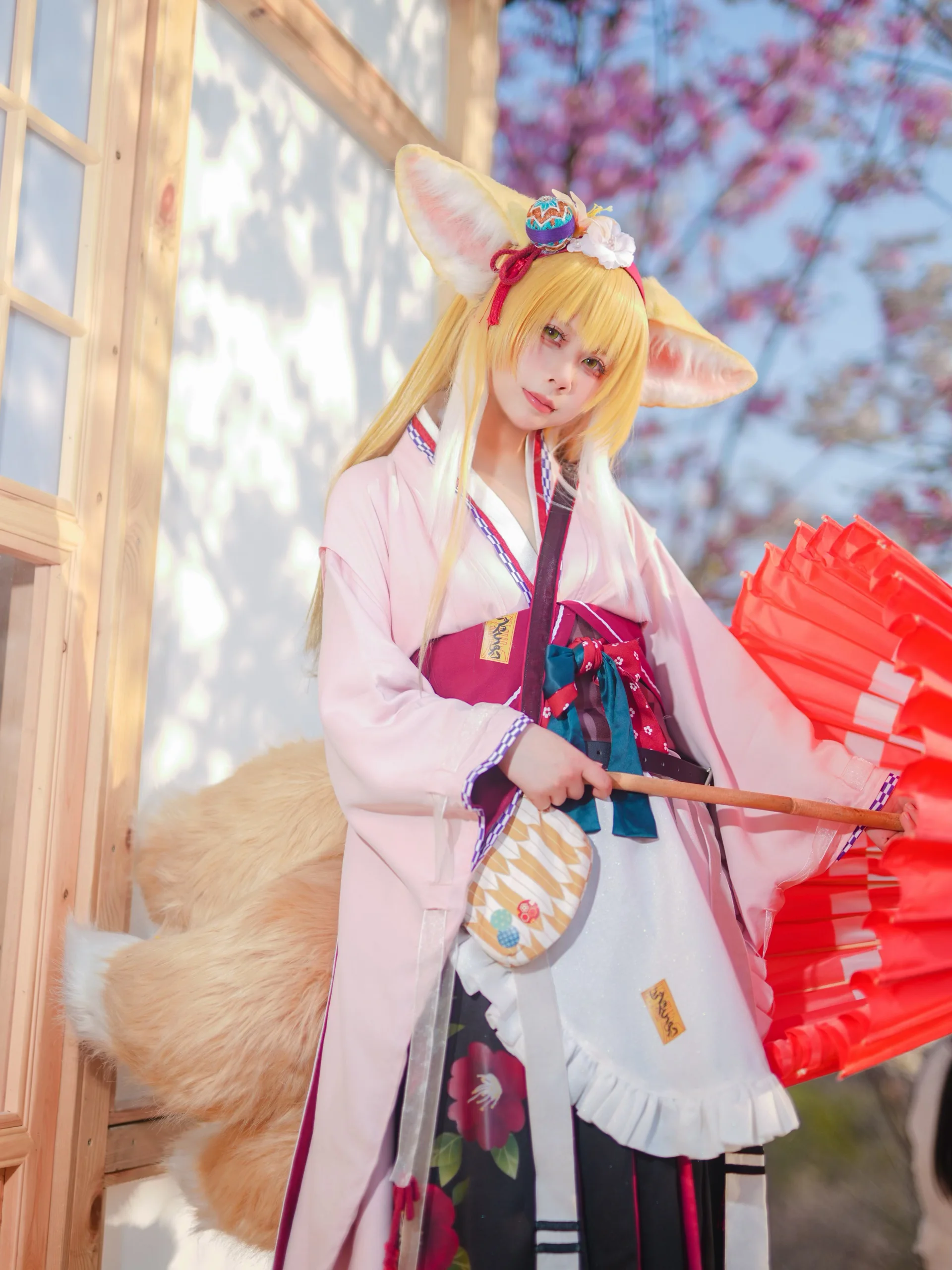 【铃兰cos】明日方舟泡影苍霆，红伞下的春日物语 - 第 2 张