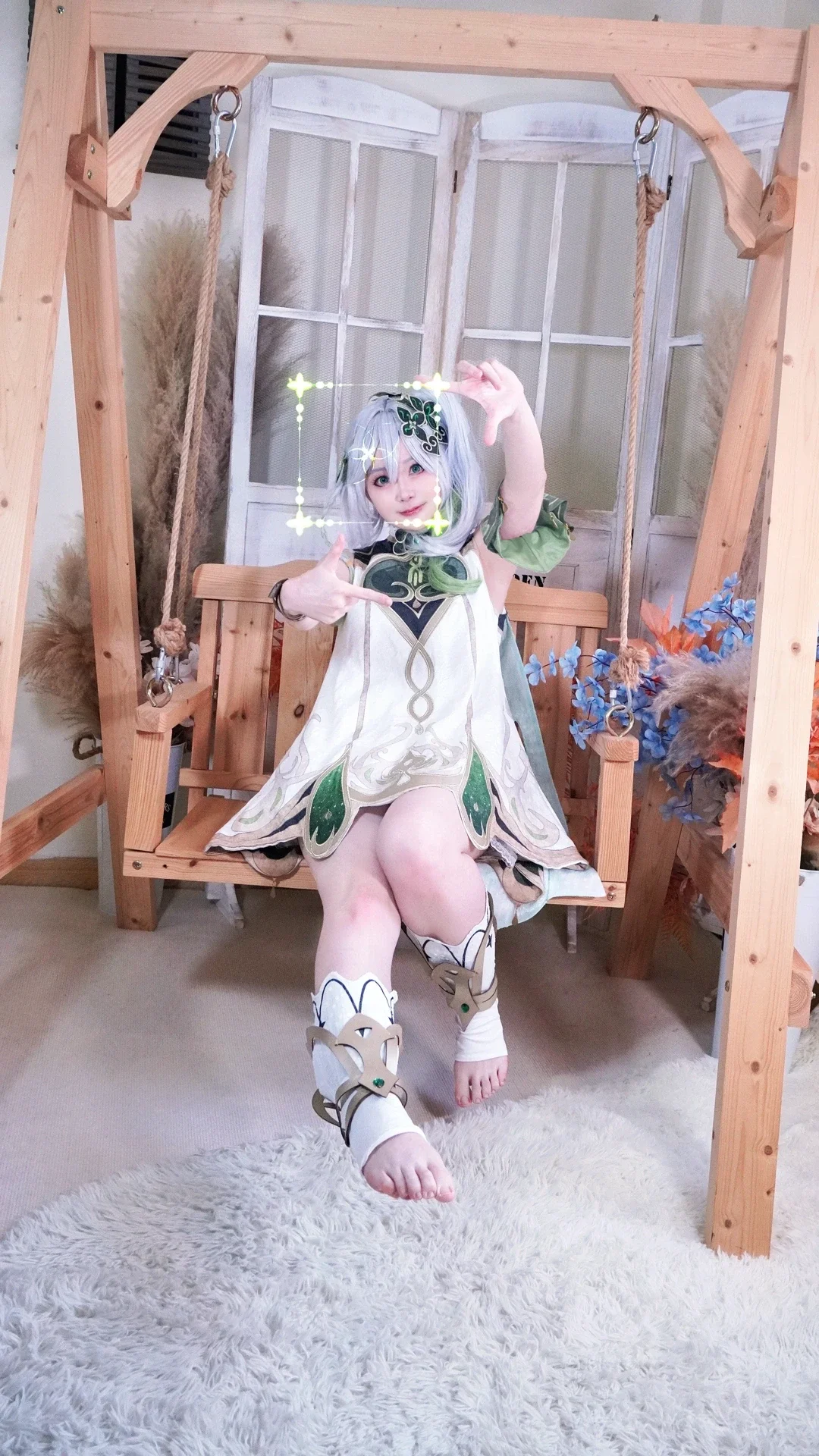 【纳西妲cos】原神，在自然光线里还原草神的知识与见闻 - 第 1 张