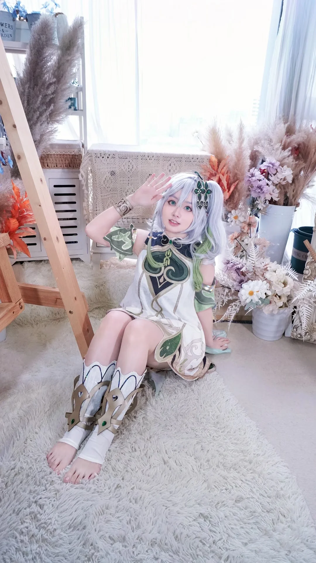【纳西妲cos】原神，在自然光线里还原草神的知识与见闻 - 第 2 张