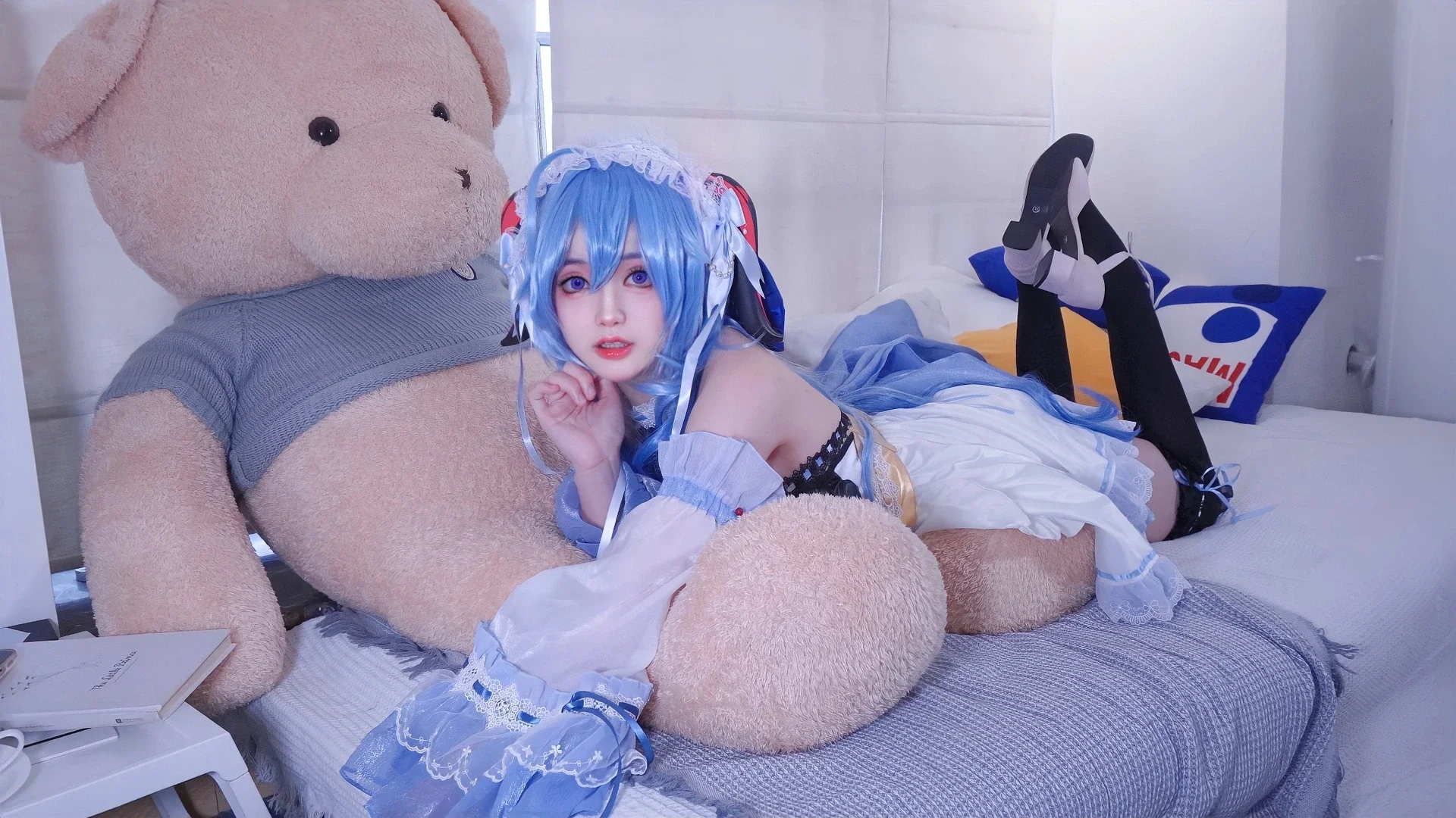 【甘雨cos】原神甘雨女仆装，工作加班后的甜美治愈瞬间 - 第 6 张