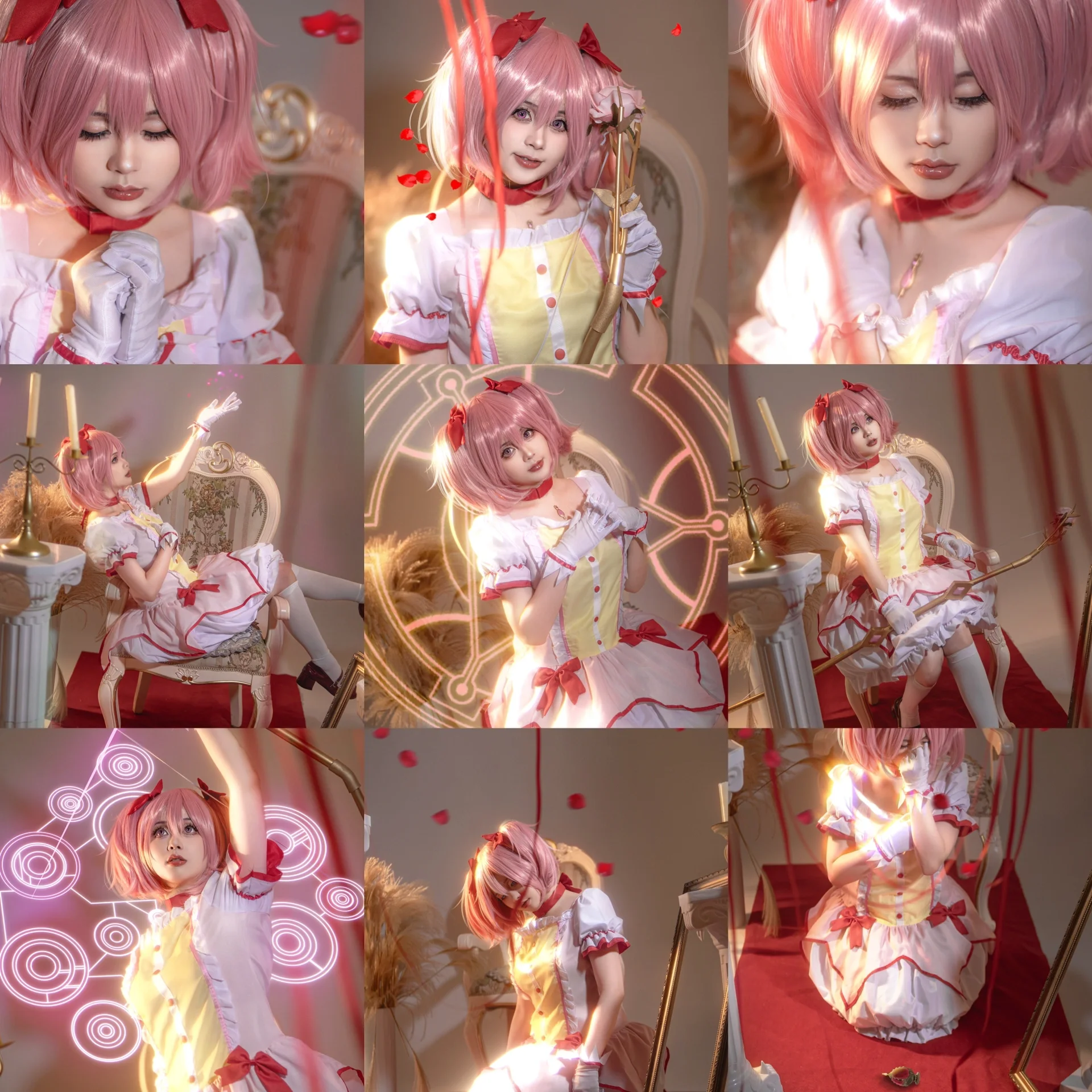 【鹿目圆cos】魔法少女小圆，奇迹与魔法都是存在的 - 第 1 张