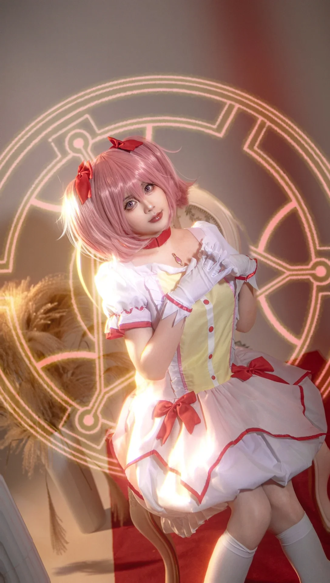 【鹿目圆cos】魔法少女小圆，奇迹与魔法都是存在的 - 第 6 张