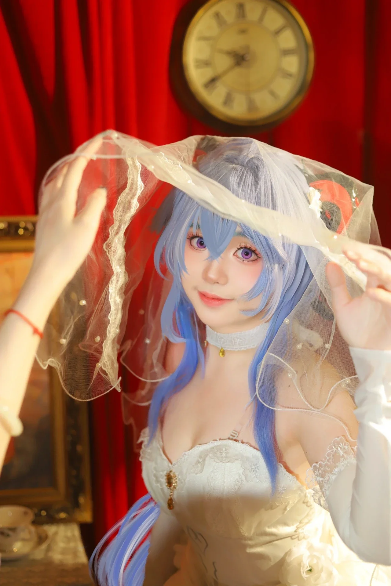 【甘雨cos】原神花嫁，梦幻婚纱照记录 - 第 2 张