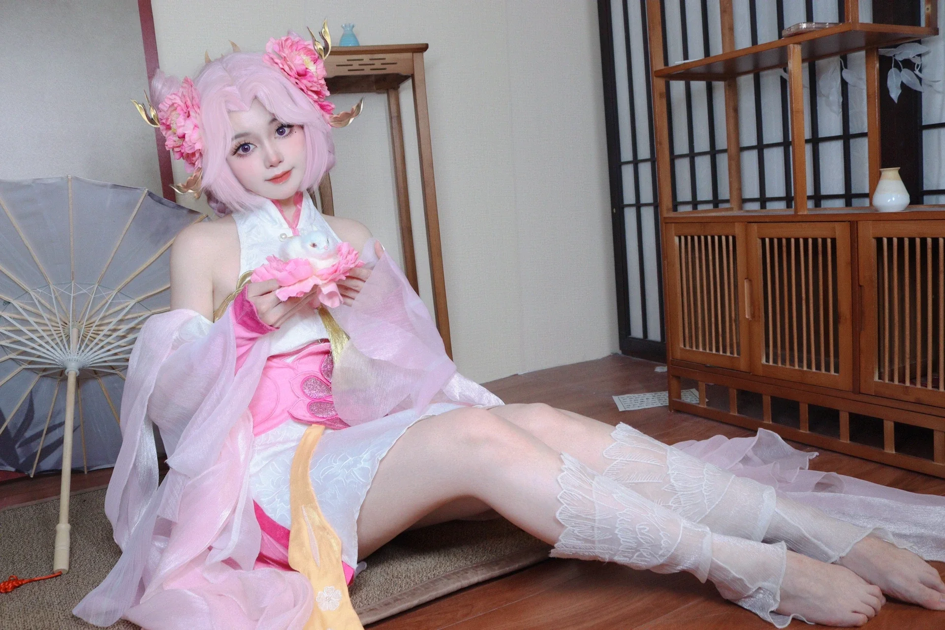 【嫦娥cos】王者荣耀拒霜思，拍摄花絮与造型解析 - 第 2 张