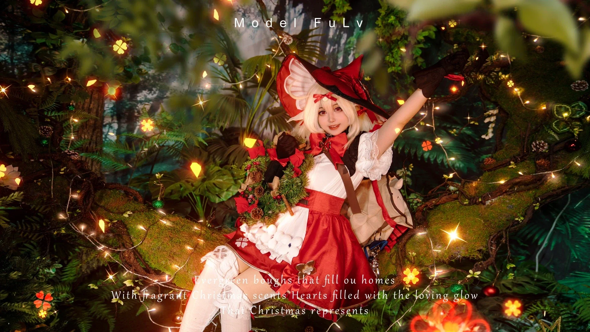 [Klee Cosplay] Genshin Impact Christmas Eve Log - Image 2