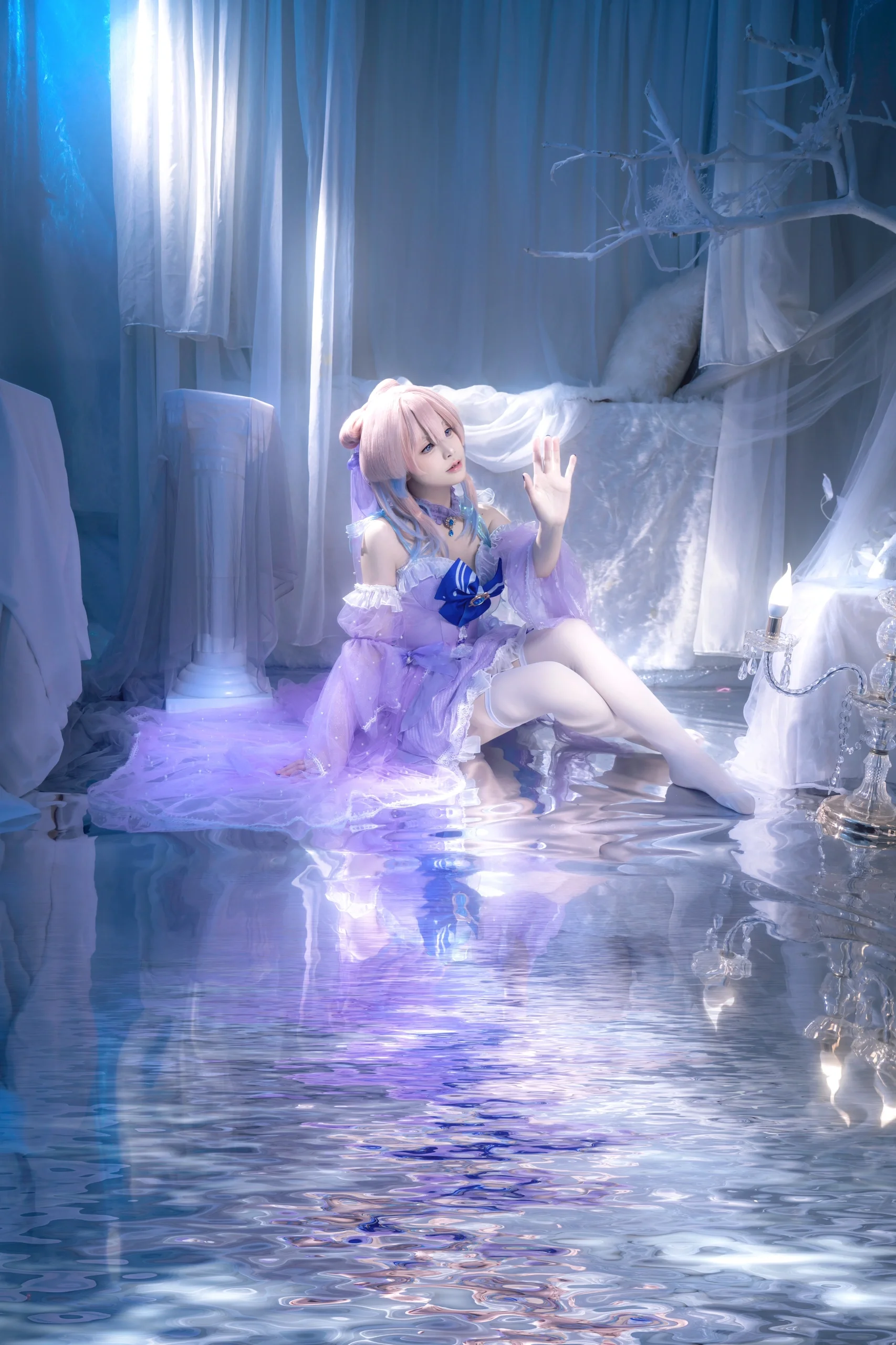 [Sangonomiya Kokomi Cosplay] Genshin Impact Hydro Bride: Dreamy Underwater Atmosphere Photoshoot Share - Image 4