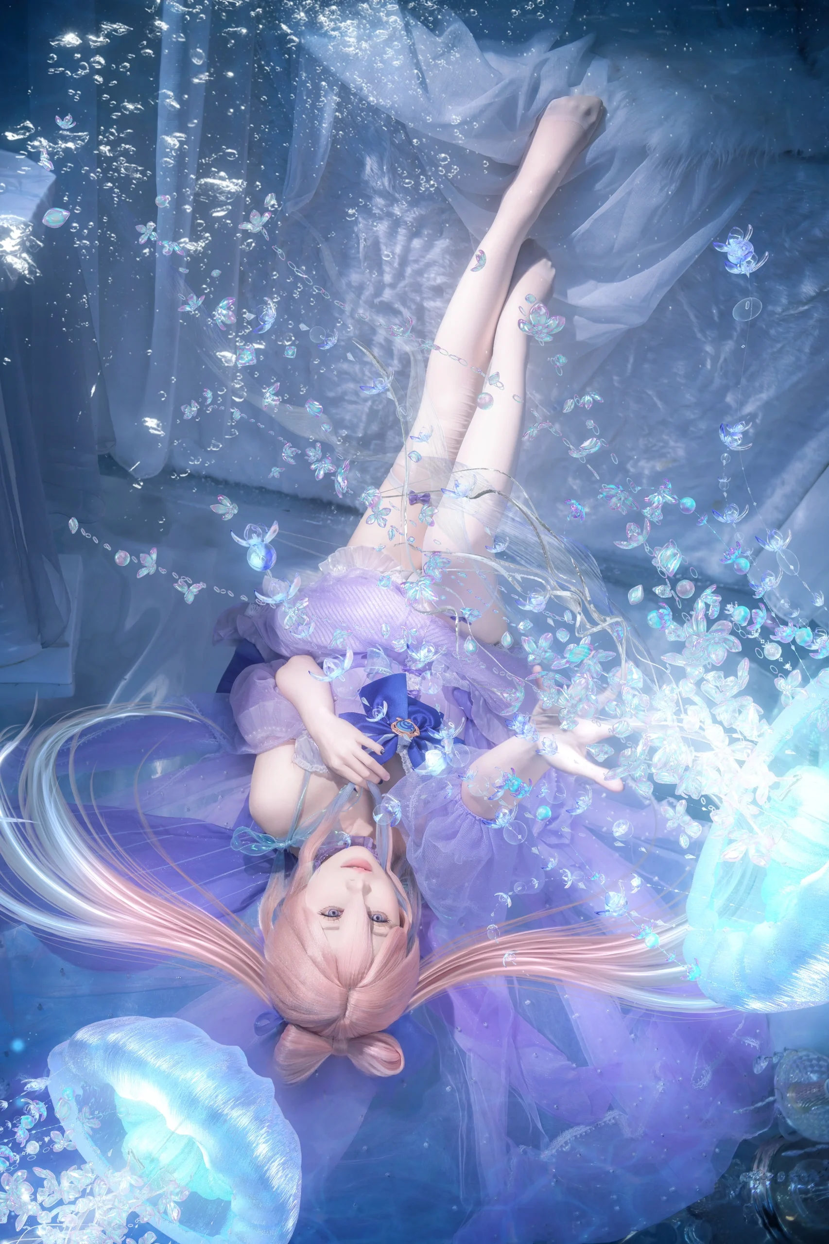 [Sangonomiya Kokomi Cosplay] Genshin Impact Hydro Bride: Dreamy Underwater Atmosphere Photoshoot Share - Image 6