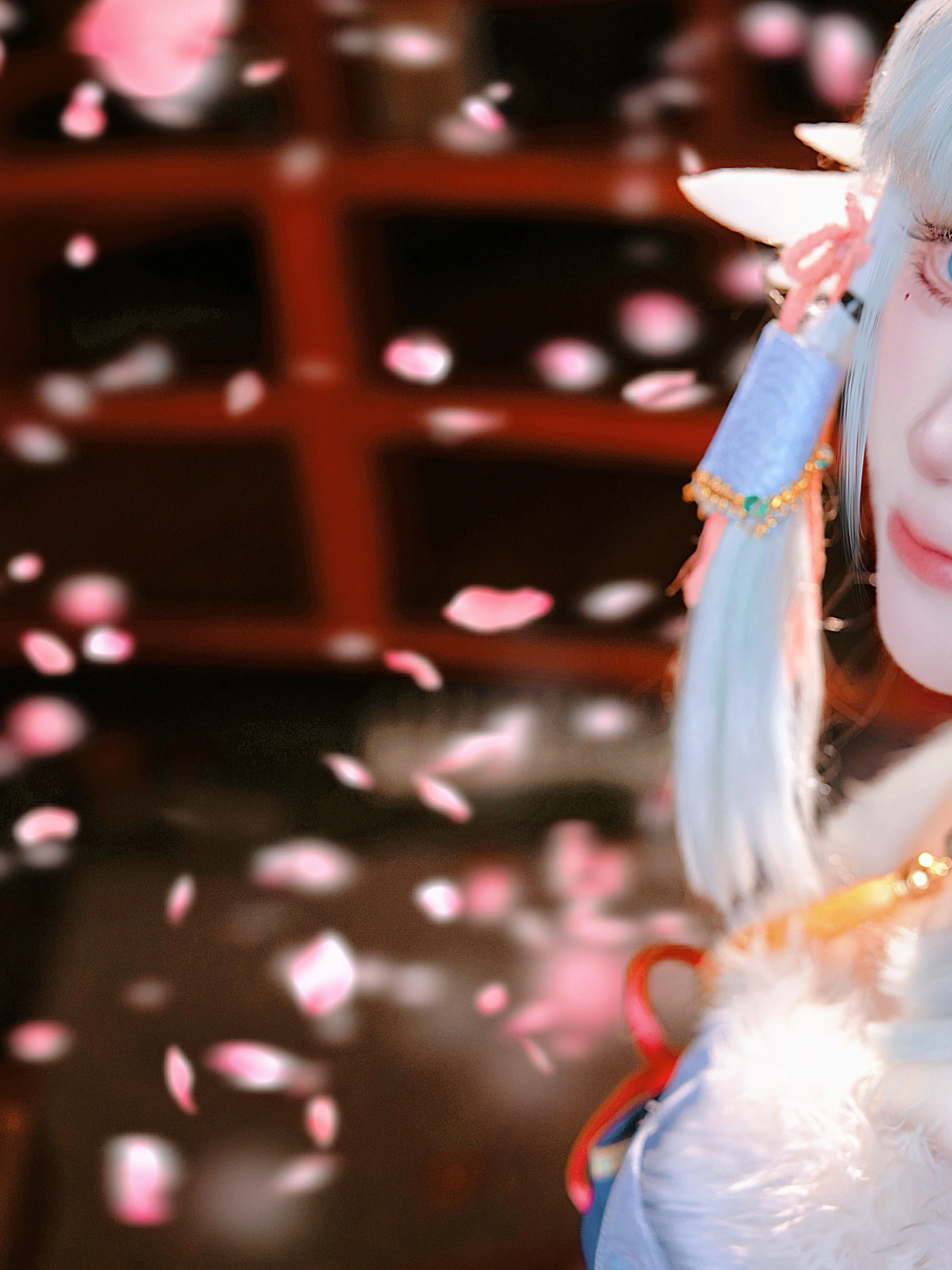 【神裡綾華cos】原神白鷺櫻華，中秋夜景下的出片記錄 - 第 1 張