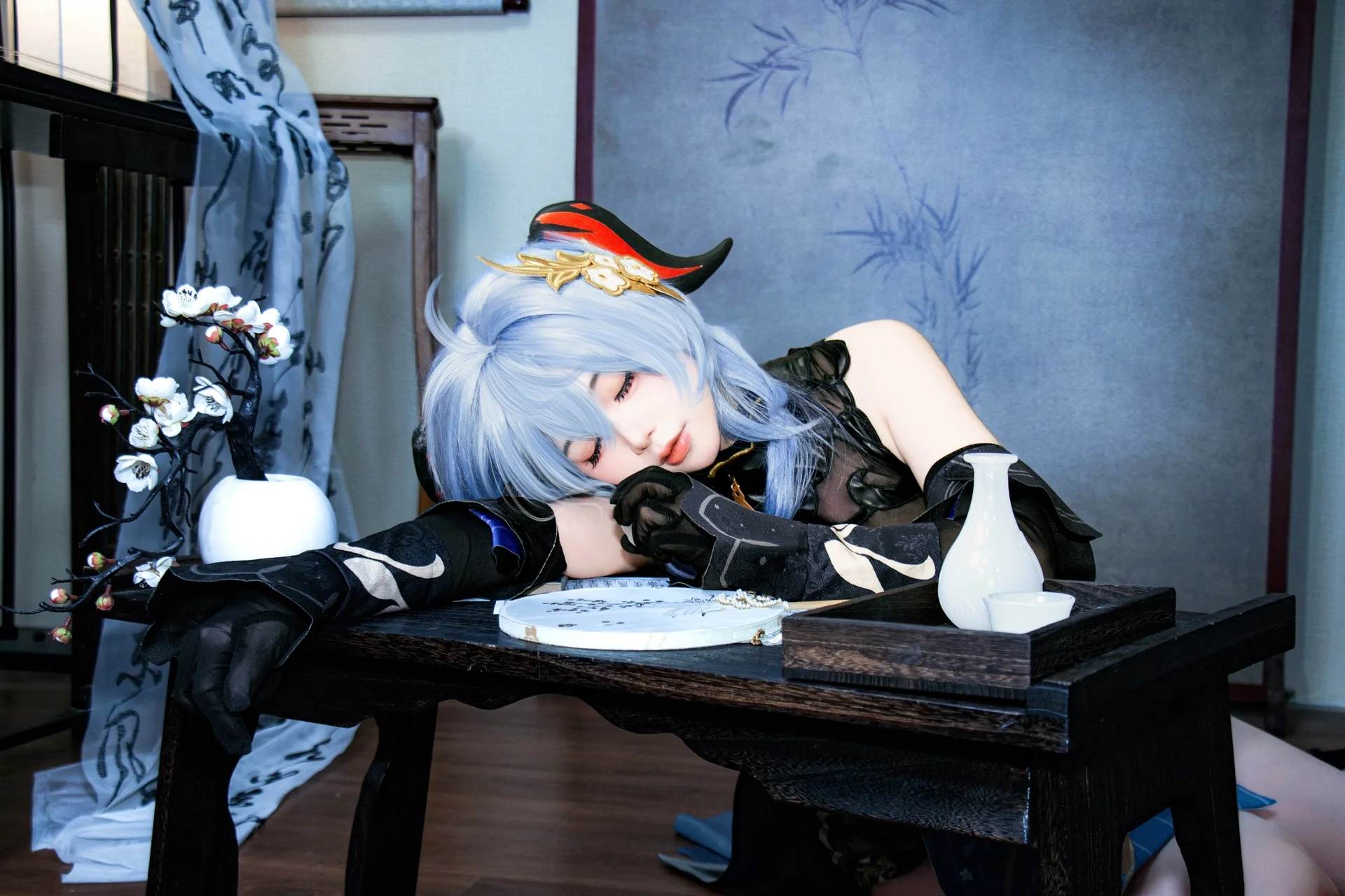 【甘雨cos】海灯节的闲适时光与原神的加班魔咒 - 第 3 张