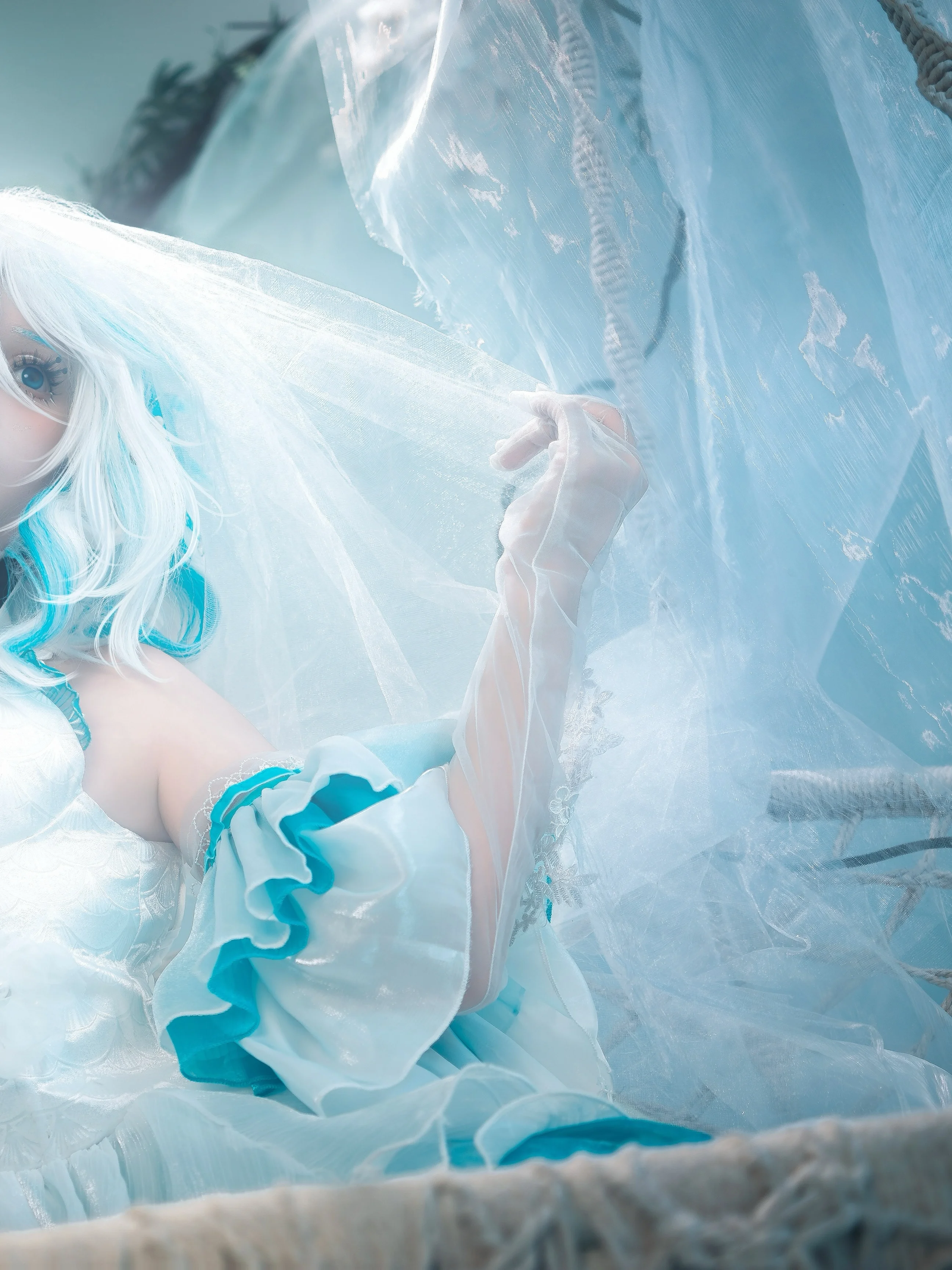 【芙宁娜cos】原神水精灵的同人演绎，清冷又梦幻的造型 - 第 2 张
