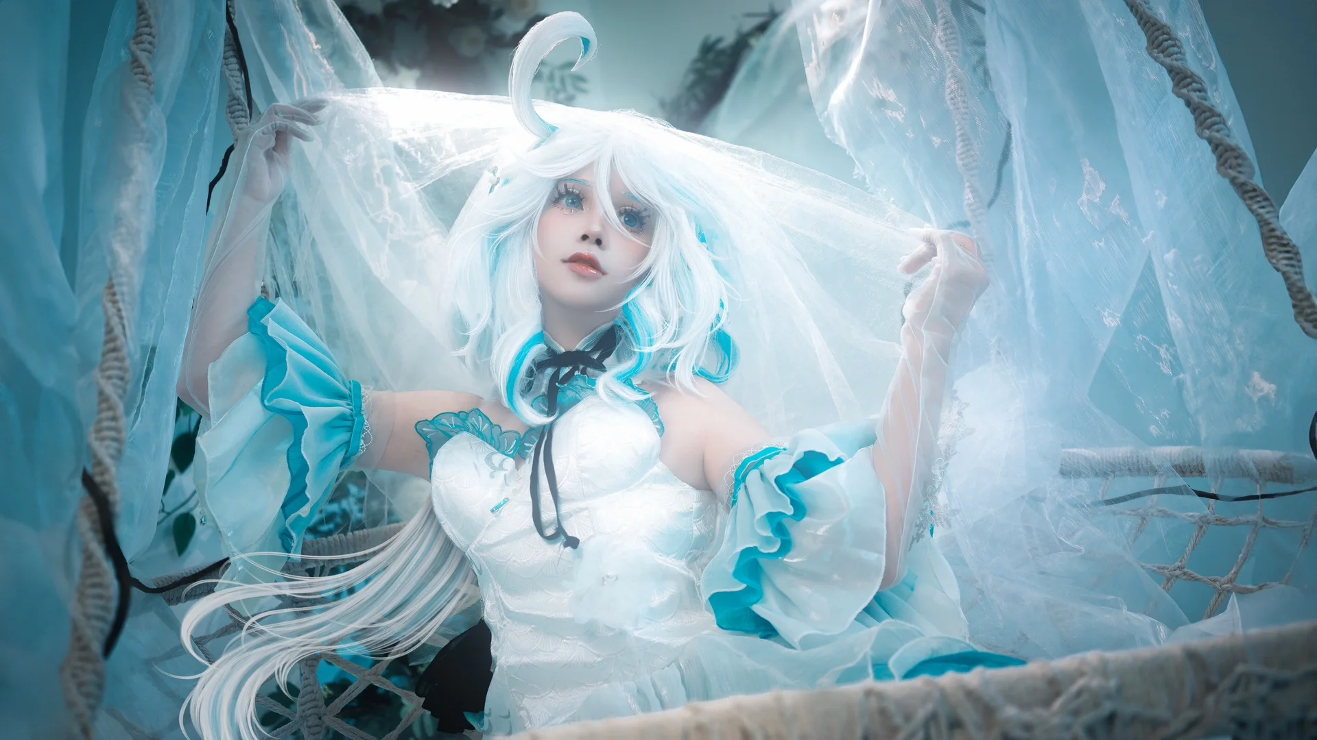 【芙宁娜cos】原神水精灵的同人演绎，清冷又梦幻的造型