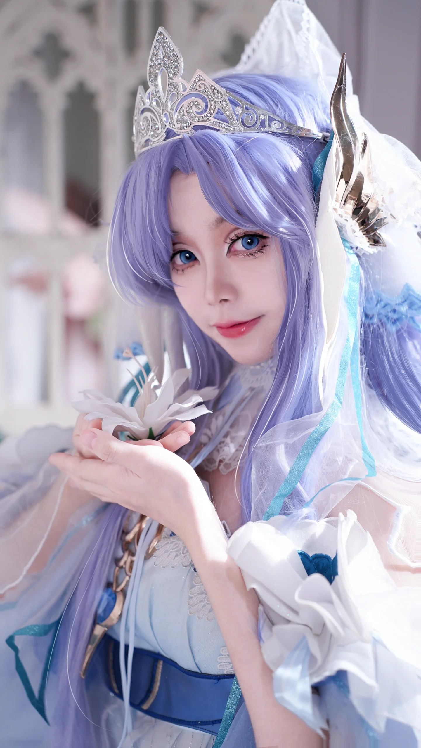 【大乔cos】王者荣耀挚爱花嫁，三年之约与倒置的浪漫 - 第 1 张
