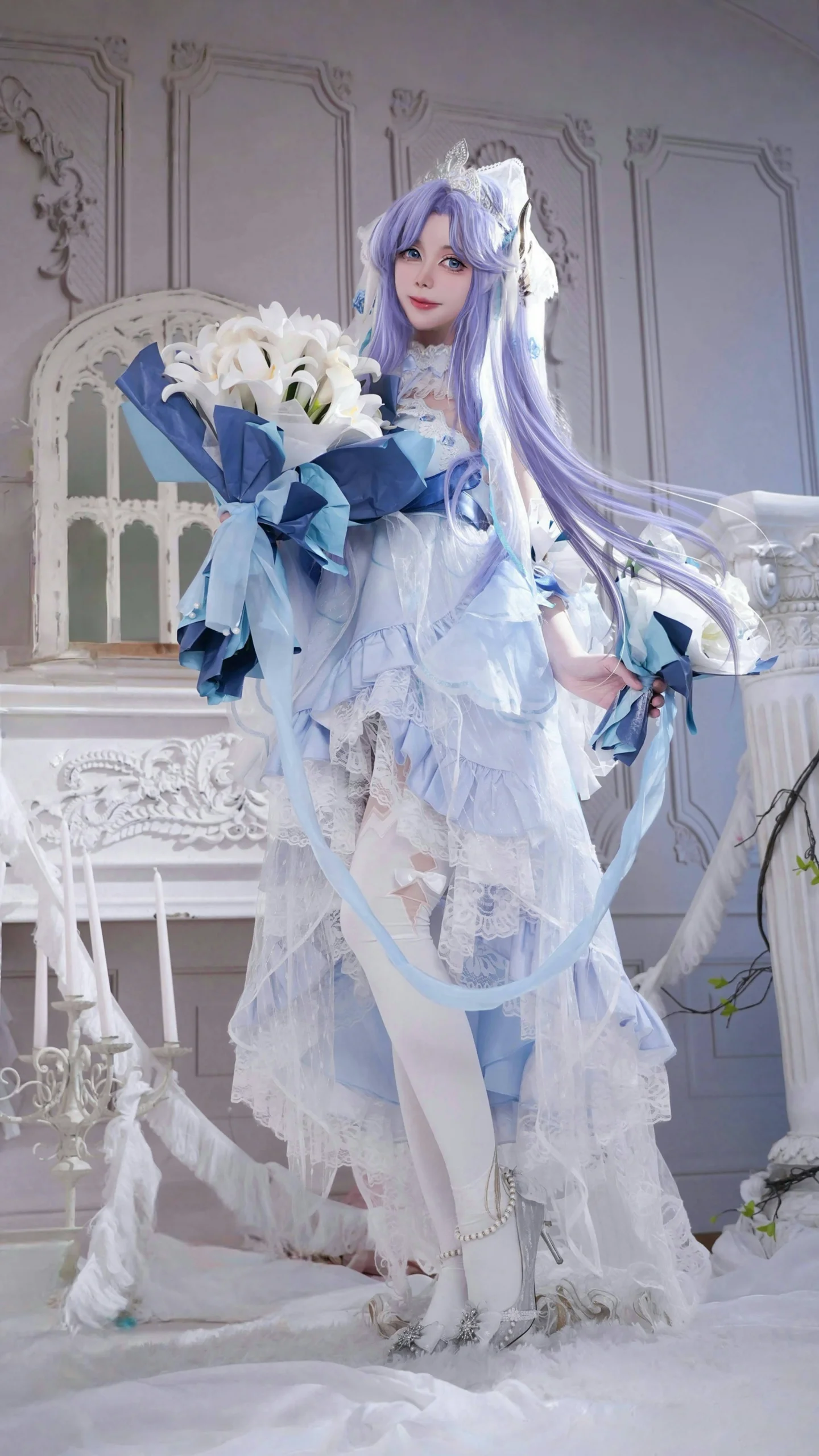 【大乔cos】王者荣耀挚爱花嫁，三年之约与倒置的浪漫 - 第 3 张