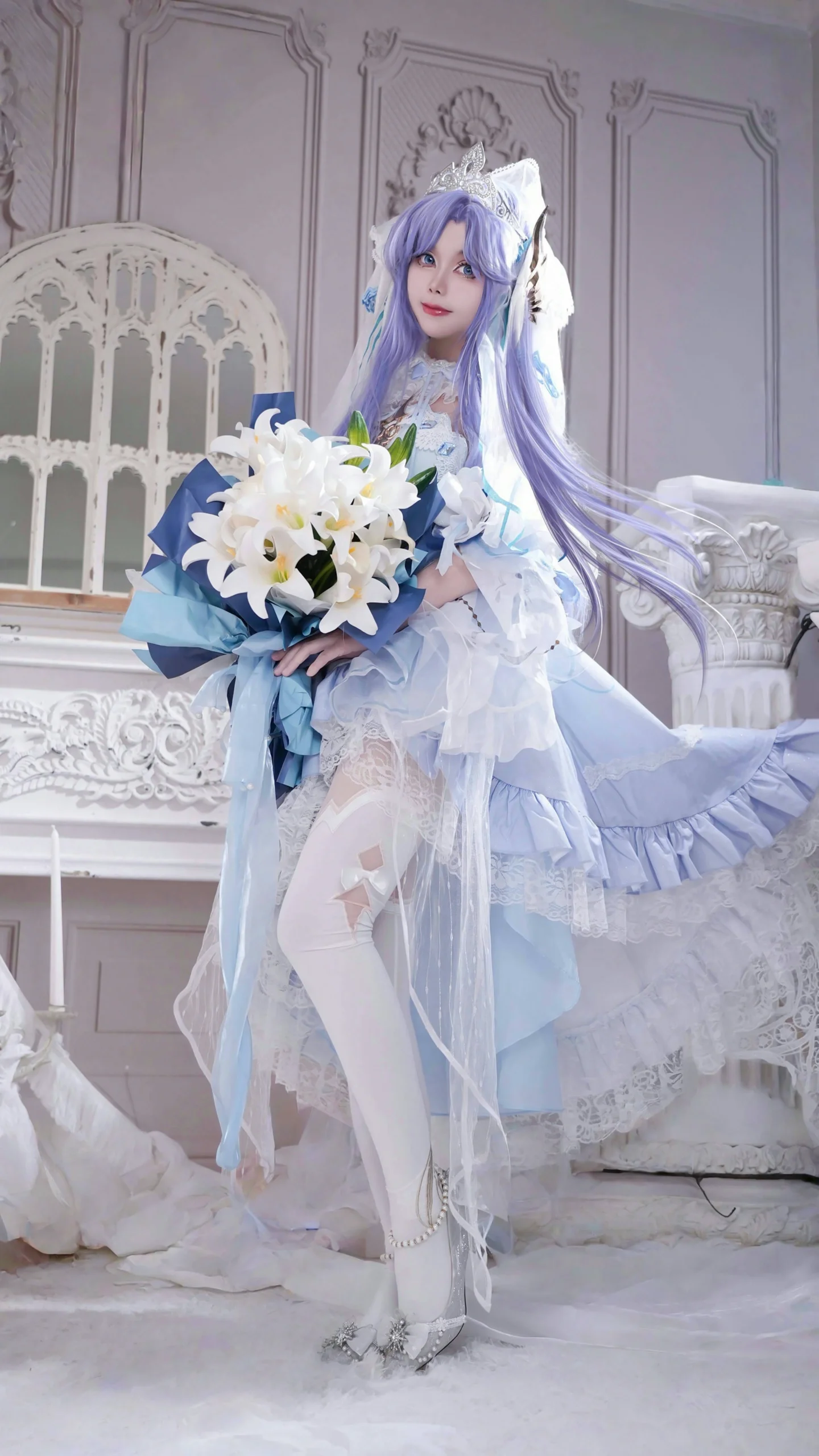 【大乔cos】王者荣耀挚爱花嫁，三年之约与倒置的浪漫 - 第 4 张