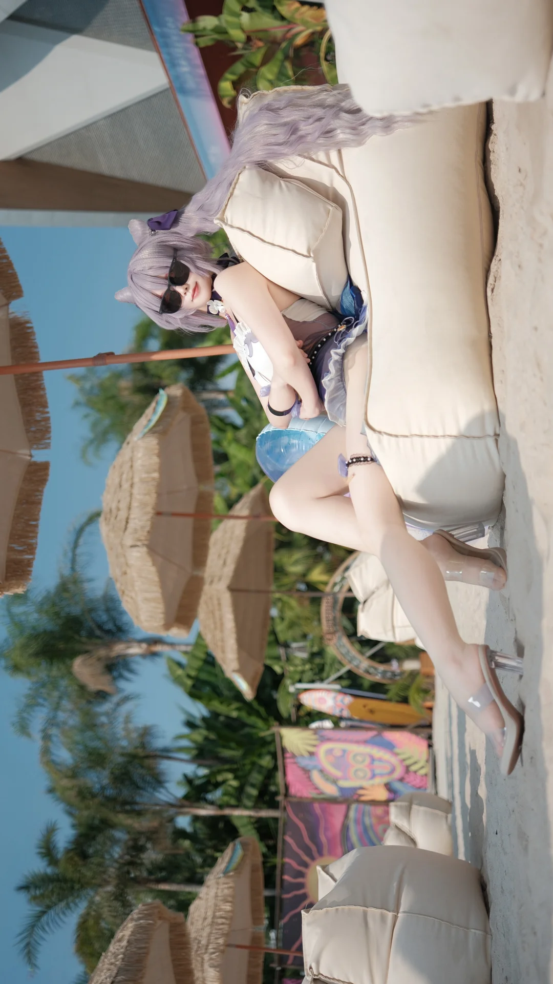 原神刻晴泳裝，玉衡星的夏日度假風 - 第 2 張