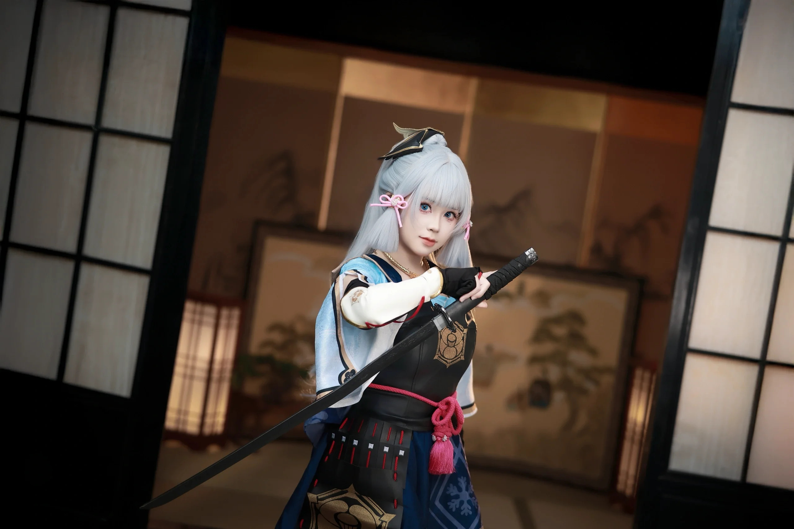 【神里绫华cos】社奉行的重担，不应由哥哥一人承担 - 第 3 张