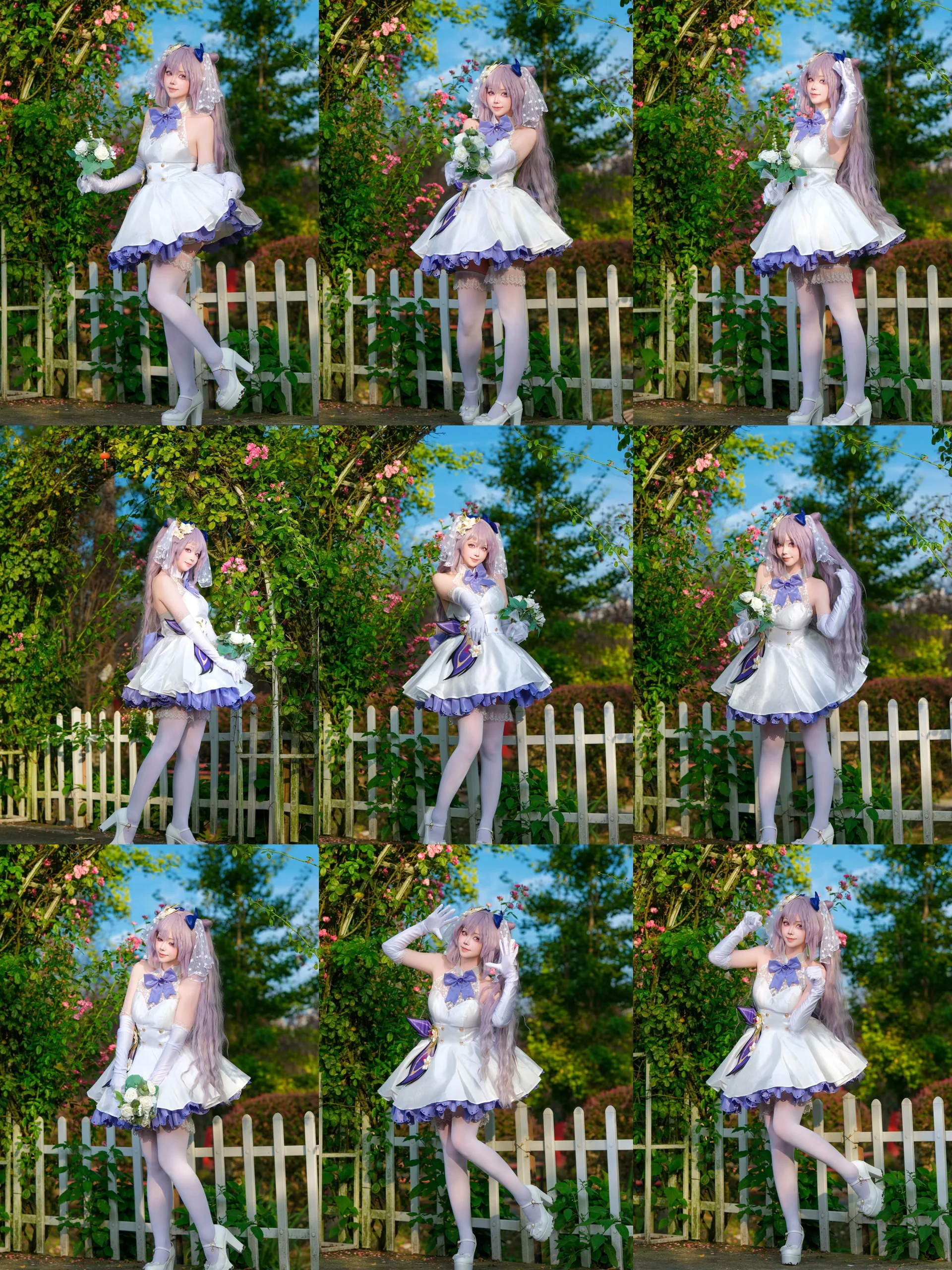 【刻晴cos】原神少女系花嫁的動作參考分享 - 第 1 張