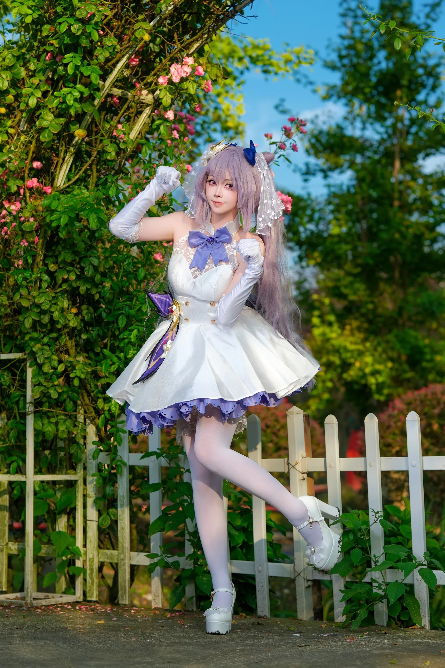 【刻晴cos】原神少女系花嫁的動作參考分享 - 第 10 張