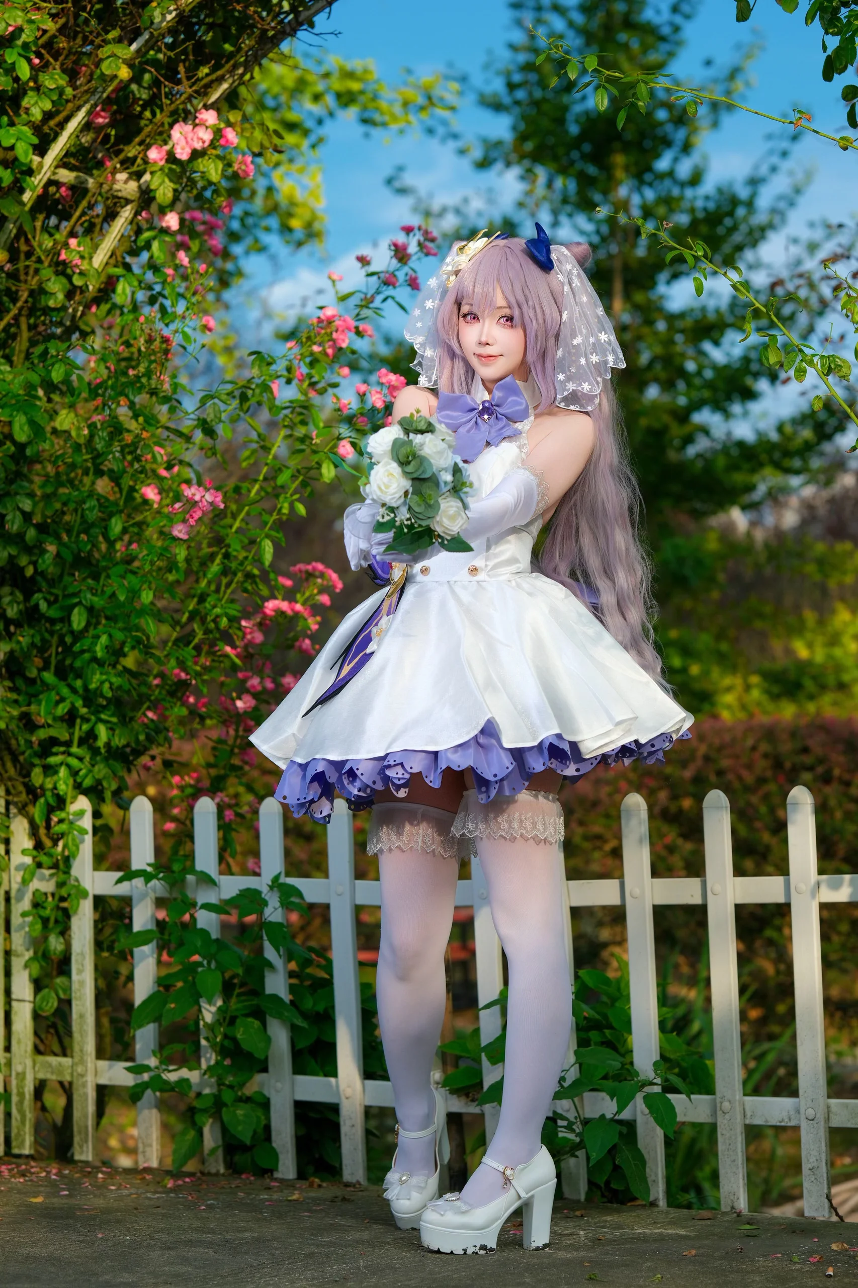 【刻晴cos】原神少女系花嫁的動作參考分享 - 第 3 張