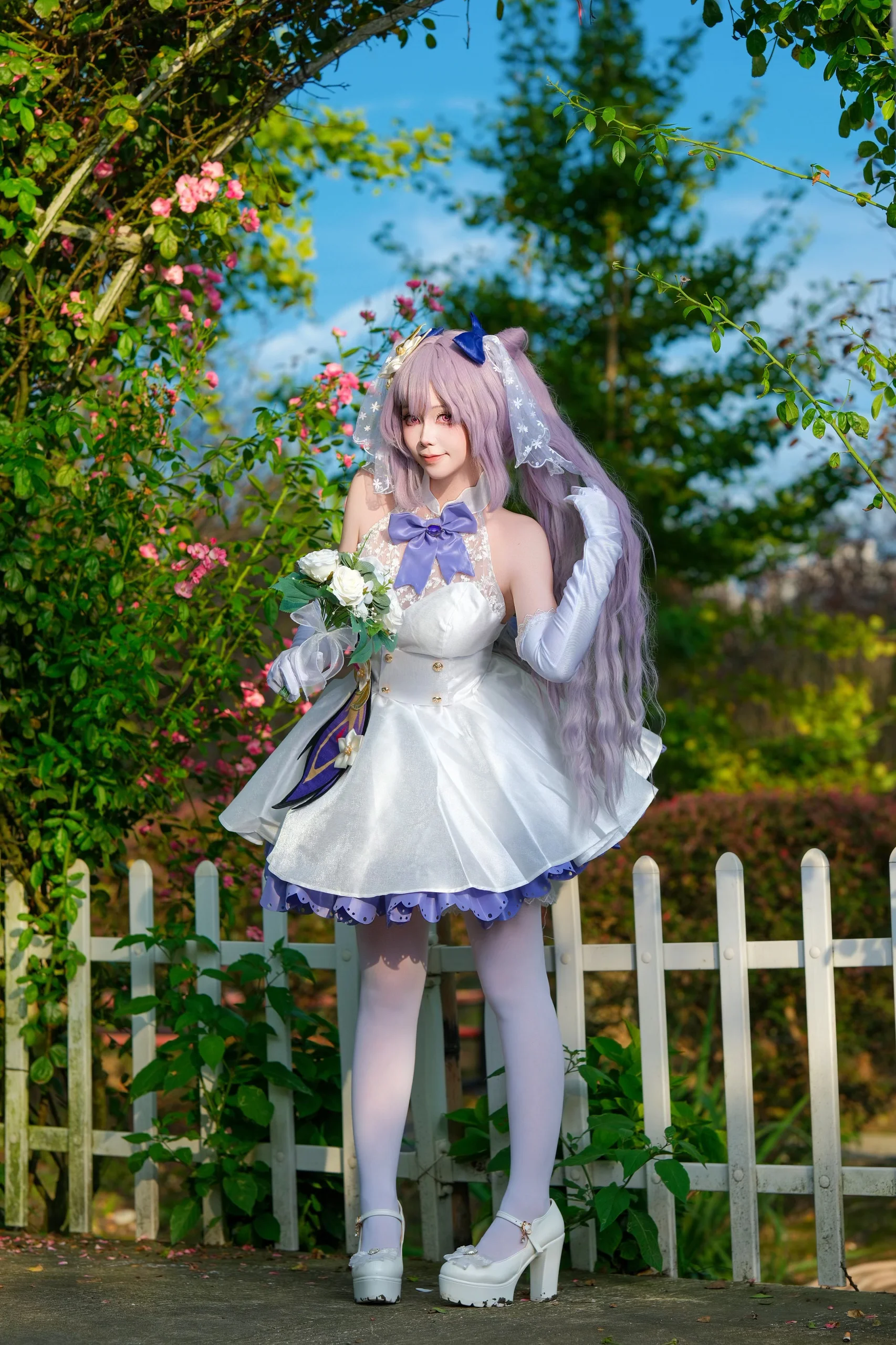 【刻晴cos】原神少女系花嫁的動作參考分享 - 第 7 張
