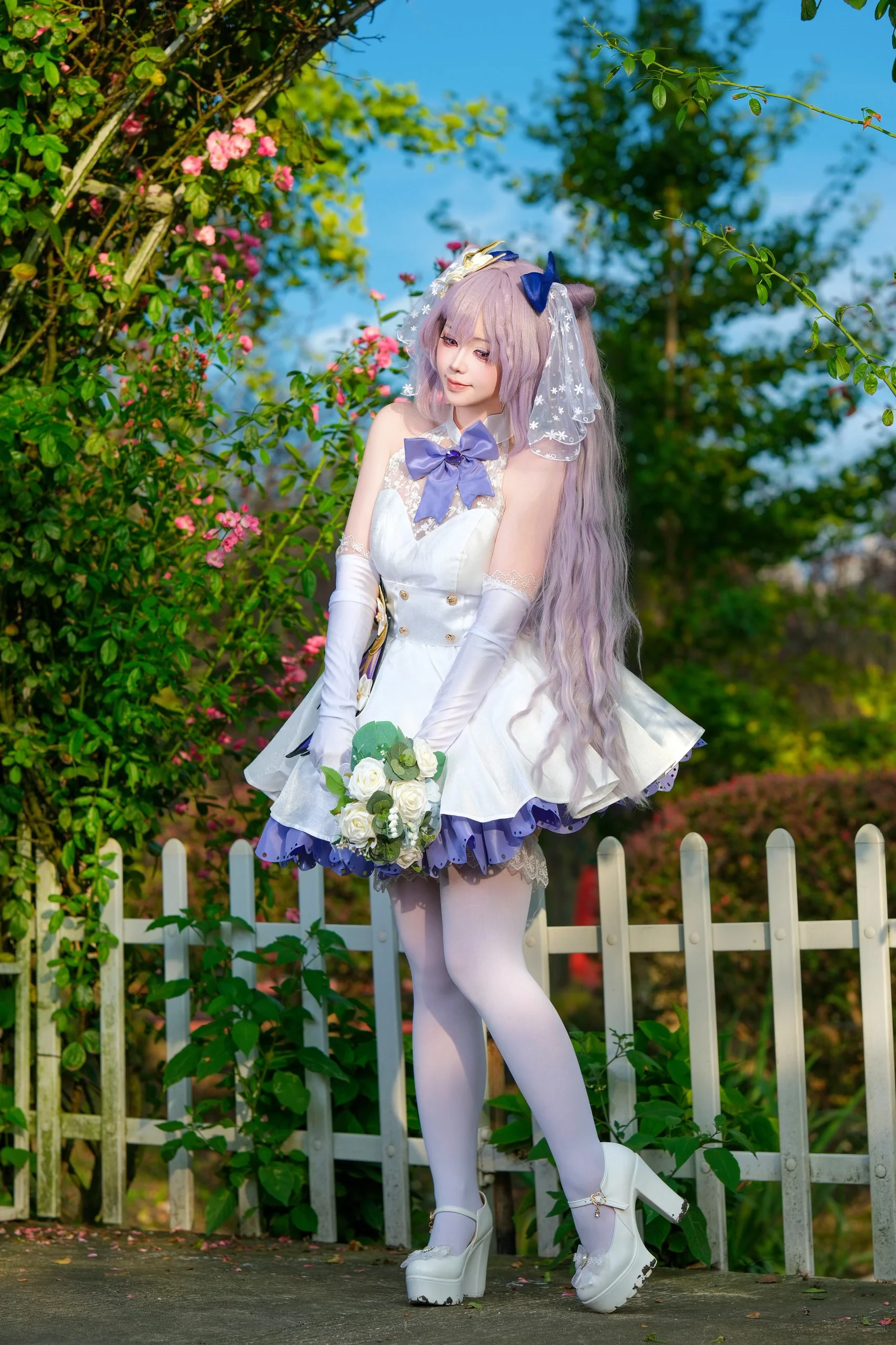 【刻晴cos】原神少女系花嫁的動作參考分享 - 第 8 張