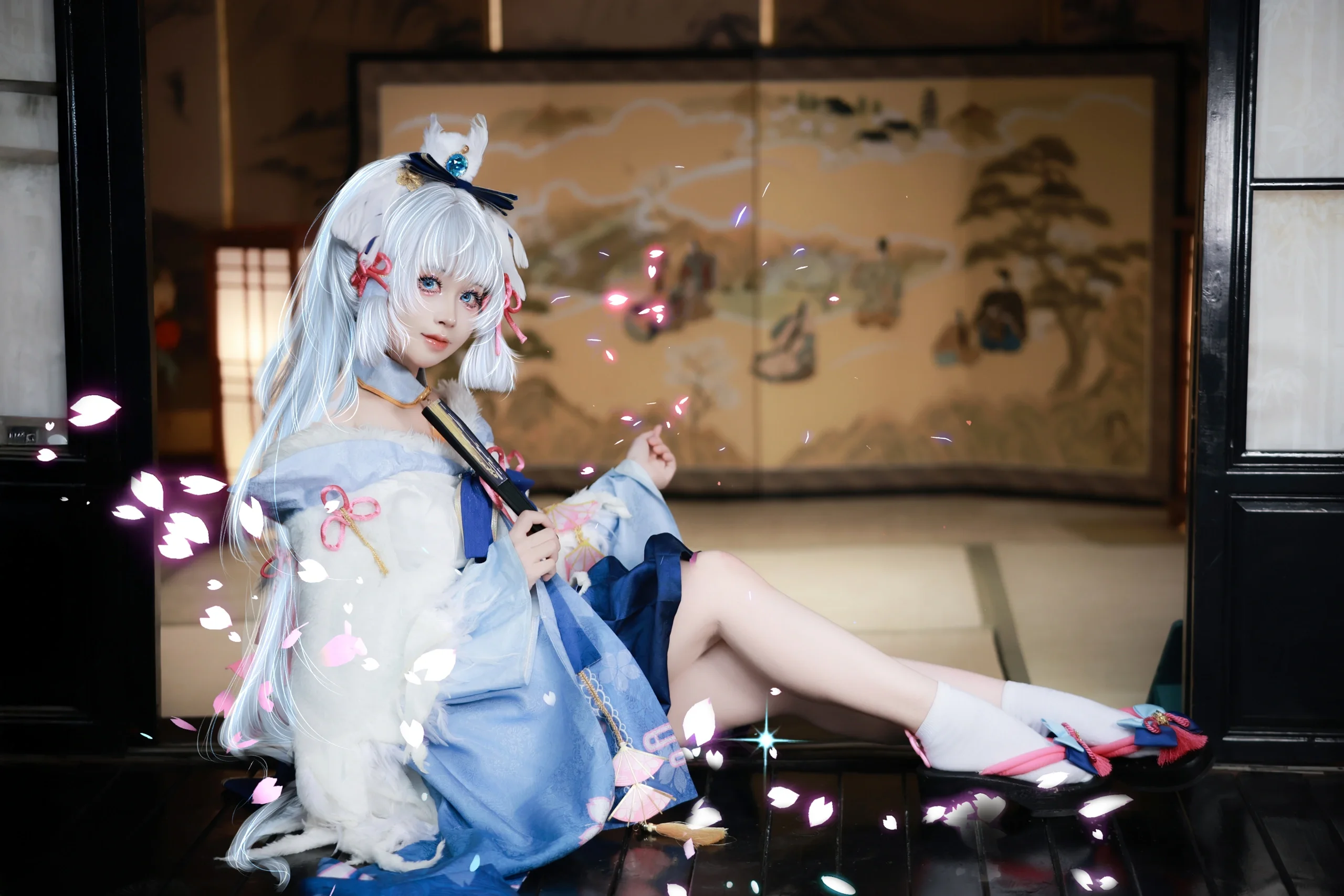 【神里绫华cos】白鹭公主生日，三年相伴的祈愿 - 第 2 张