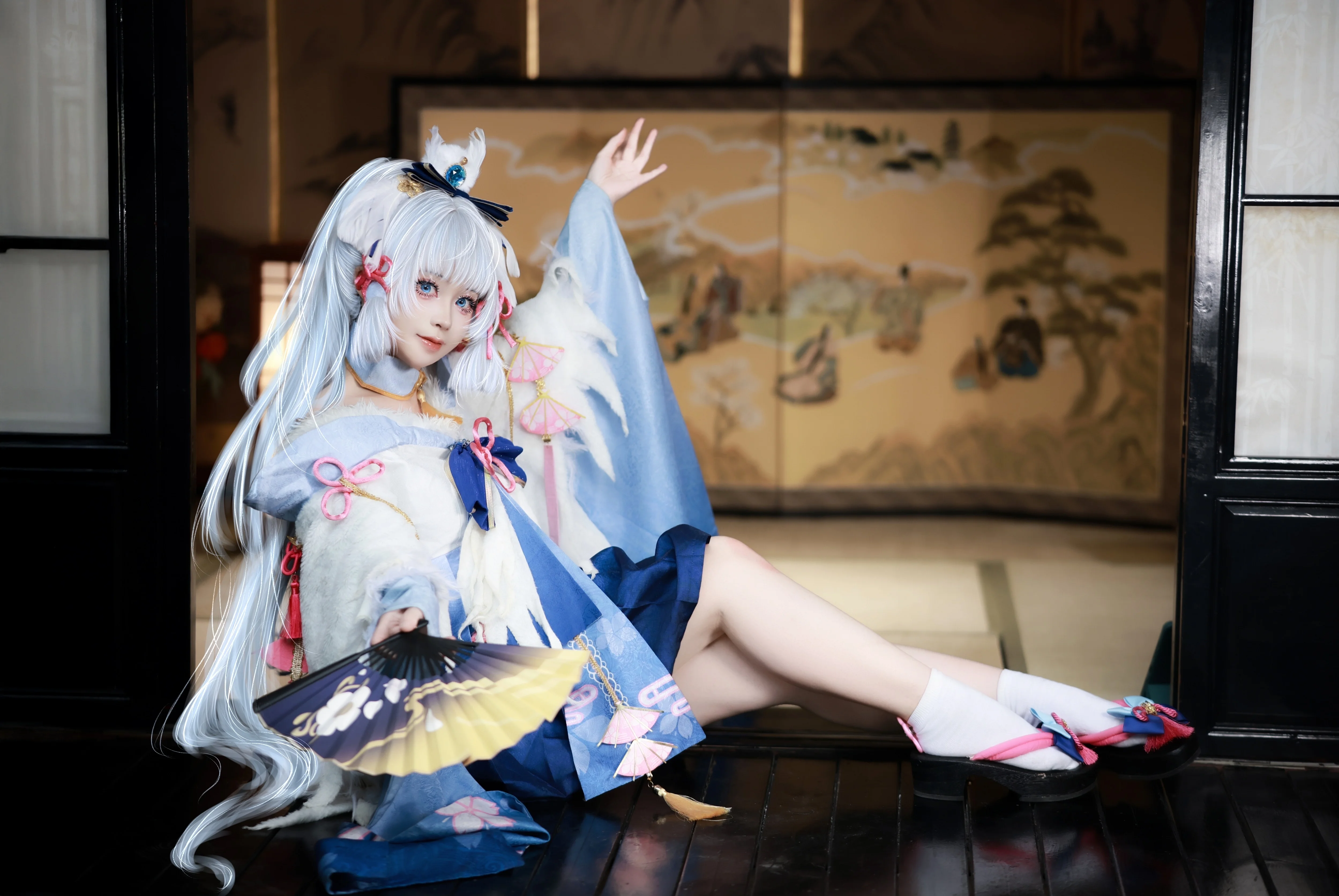【神里绫华cos】白鹭公主生日，三年相伴的祈愿 - 第 4 张