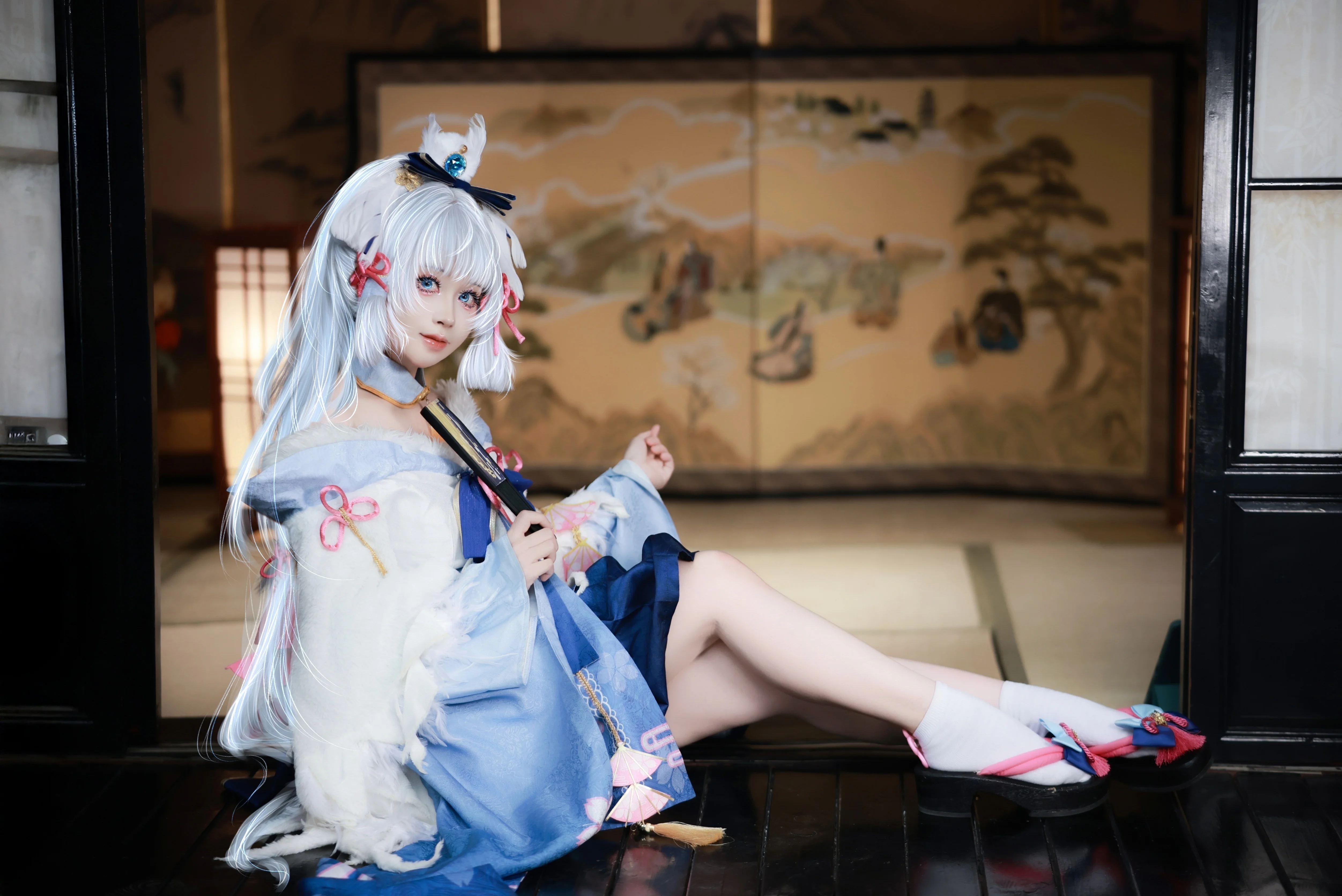 【神里绫华cos】白鹭公主生日，三年相伴的祈愿 - 第 5 张