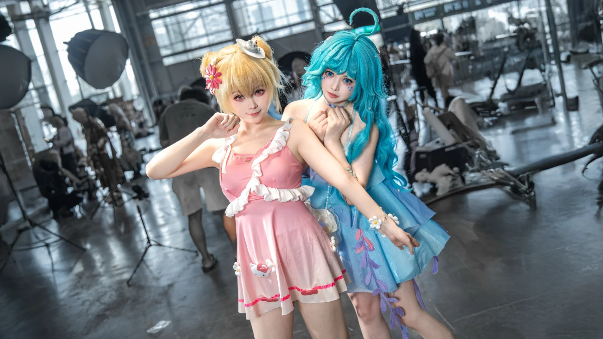 【小乔cos】王者荣耀粉色星元与朵莉亚的梦幻联动 - 第 4 张