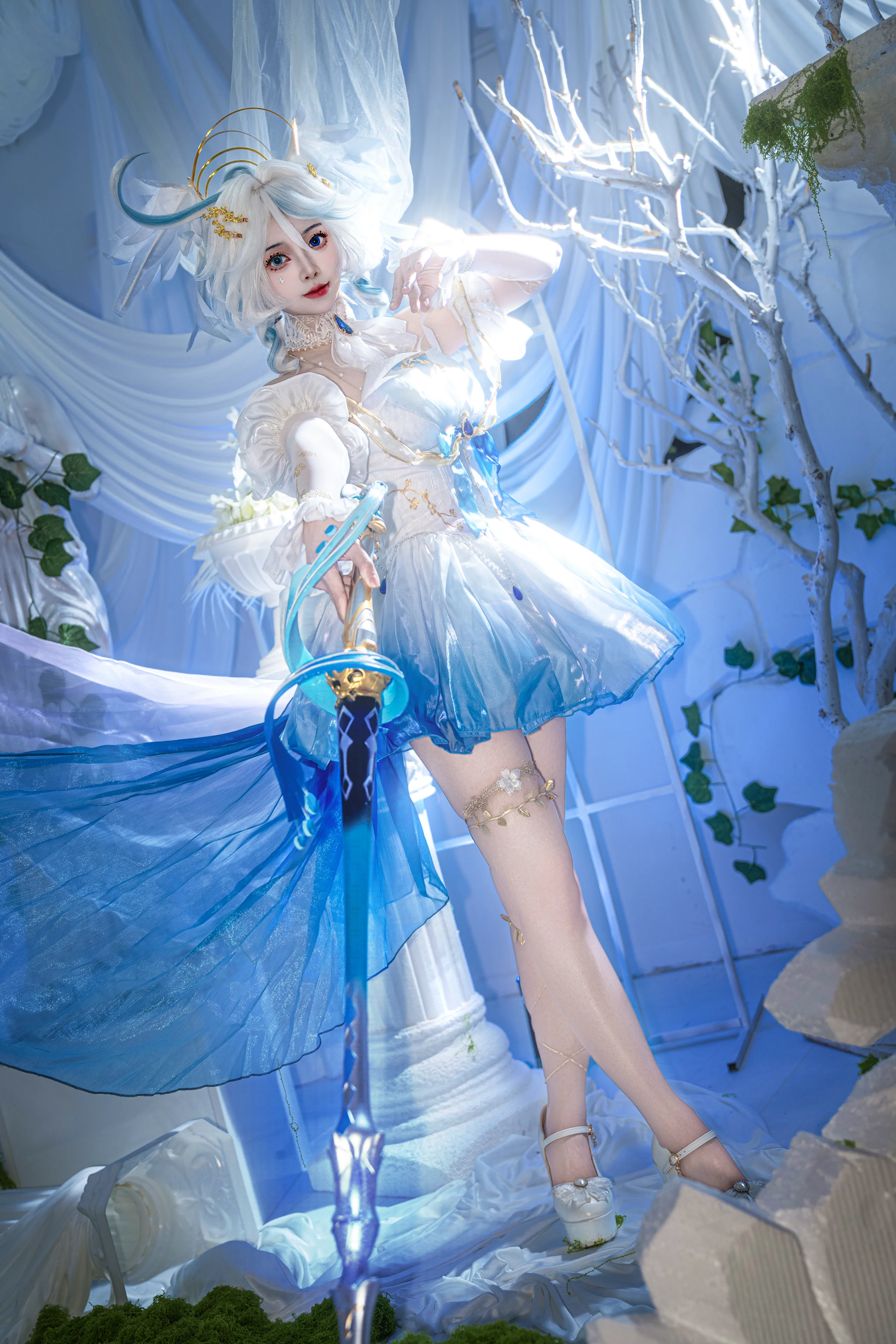 【芙卡洛斯cos】原神 芙卡洛斯圣音同人服装棚拍穿搭分享 - 第 2 张