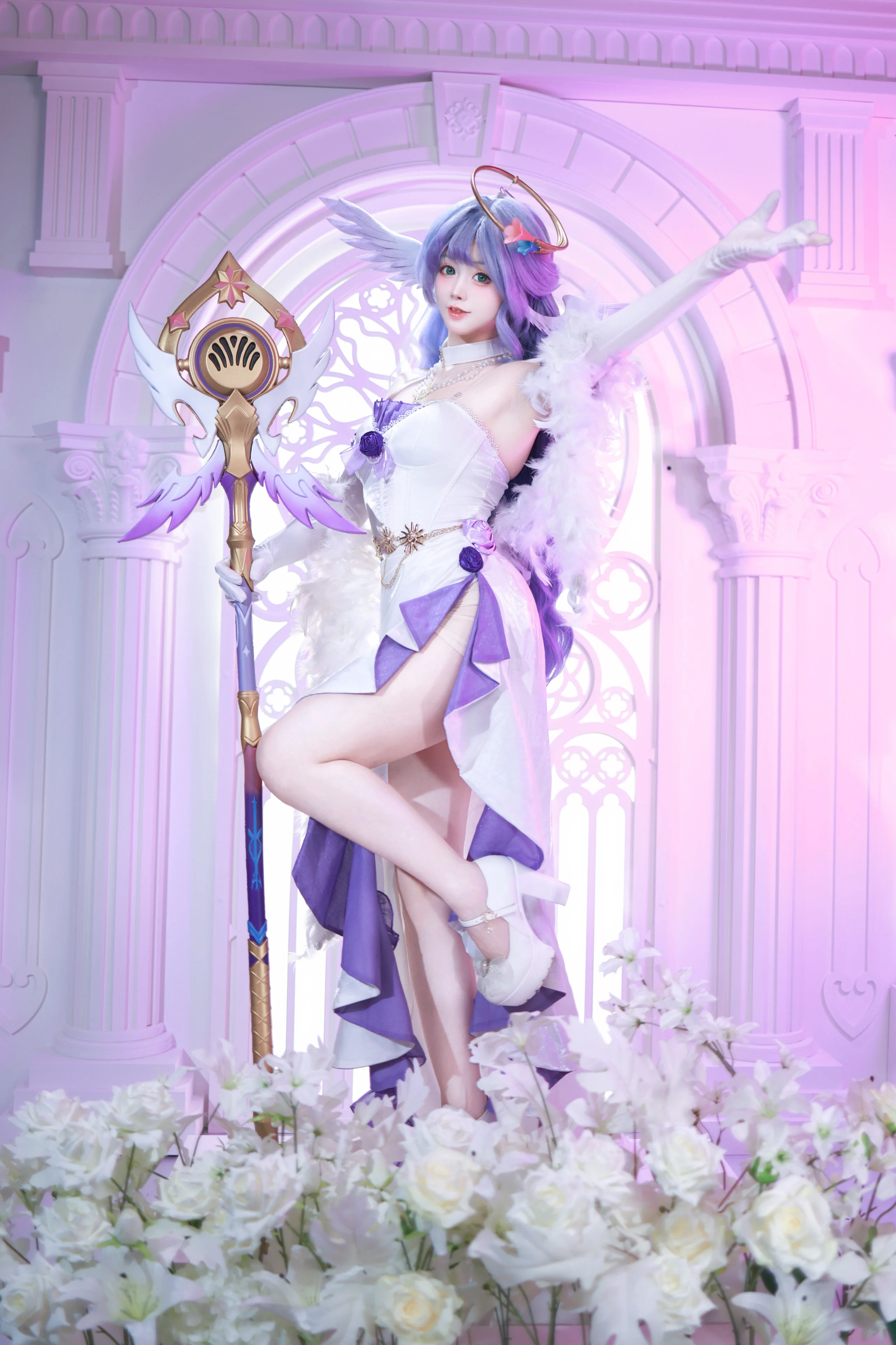 【知更鸟cos】圆舞琉歌，优雅演绎大明星的每一帧 - 第 3 张