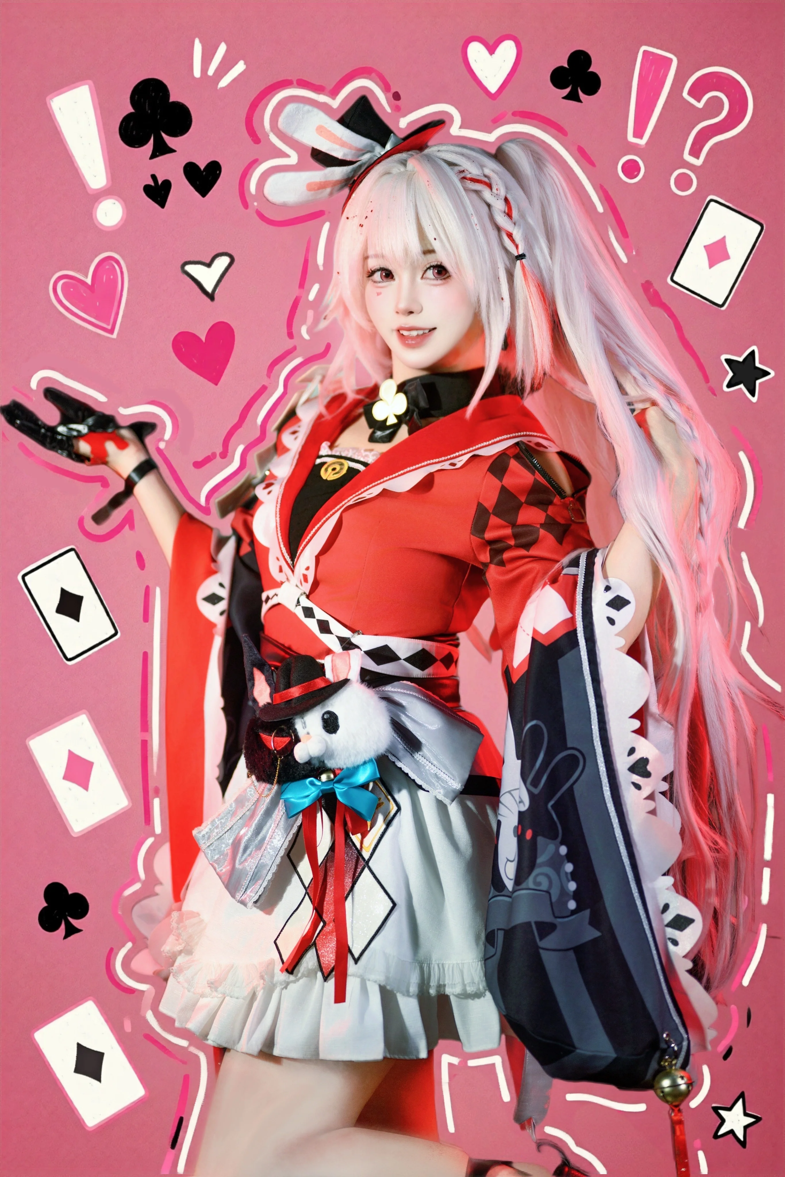 【火花cos】崩坏星穹铁道，红白棋盘格与扑克牌的狂欢夜 - 第 2 张