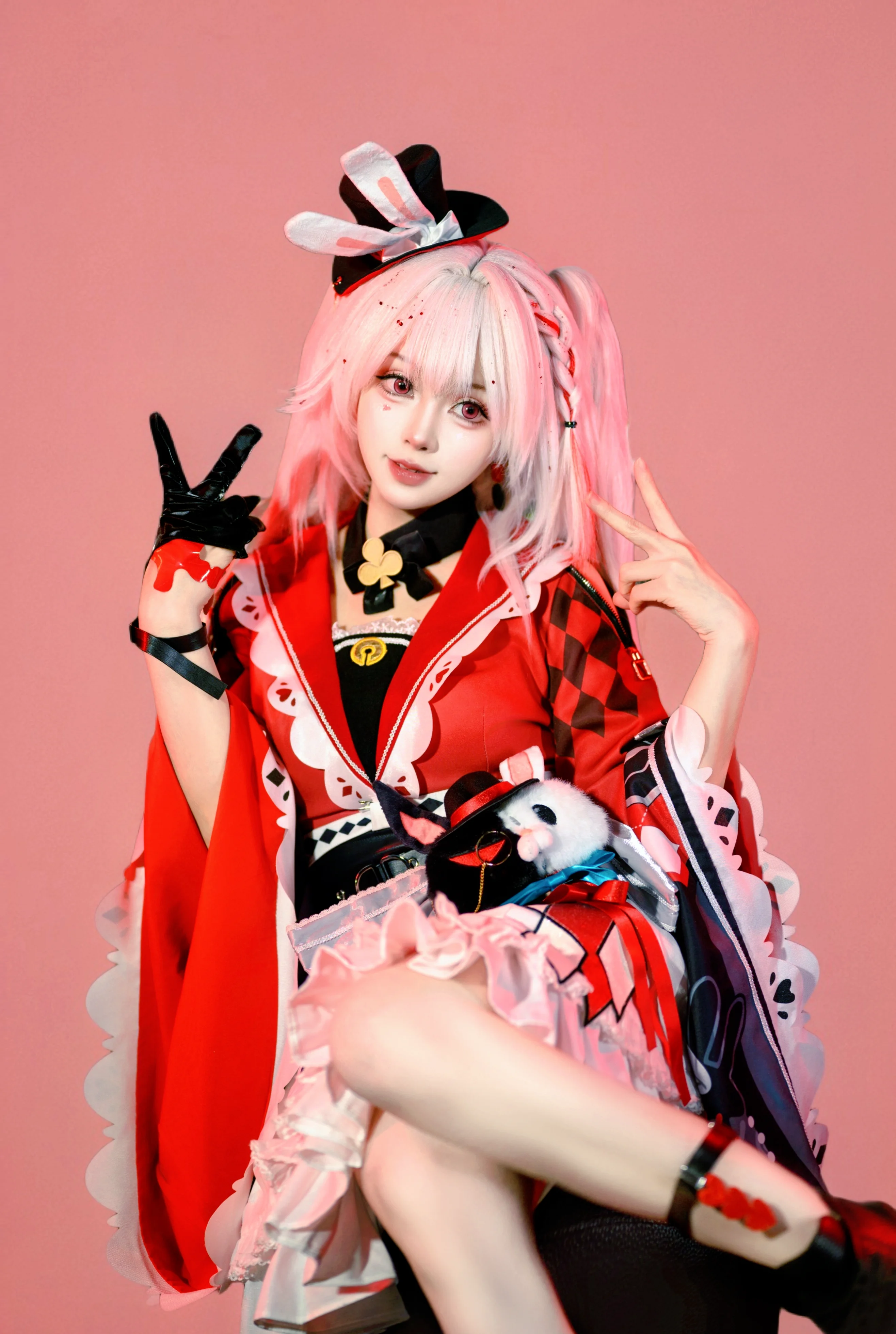 【火花cos】崩坏星穹铁道，红白棋盘格与扑克牌的狂欢夜