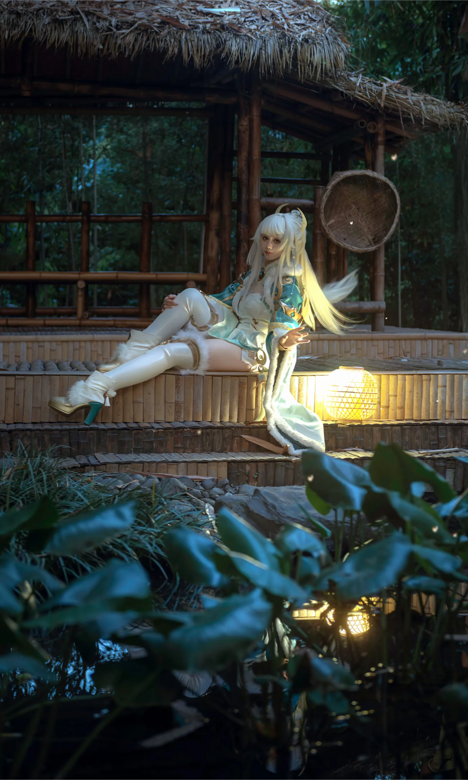 【茲白cos】原神白馬仙人，戰高溫產出的晝夜兩種形態 - 第 3 張