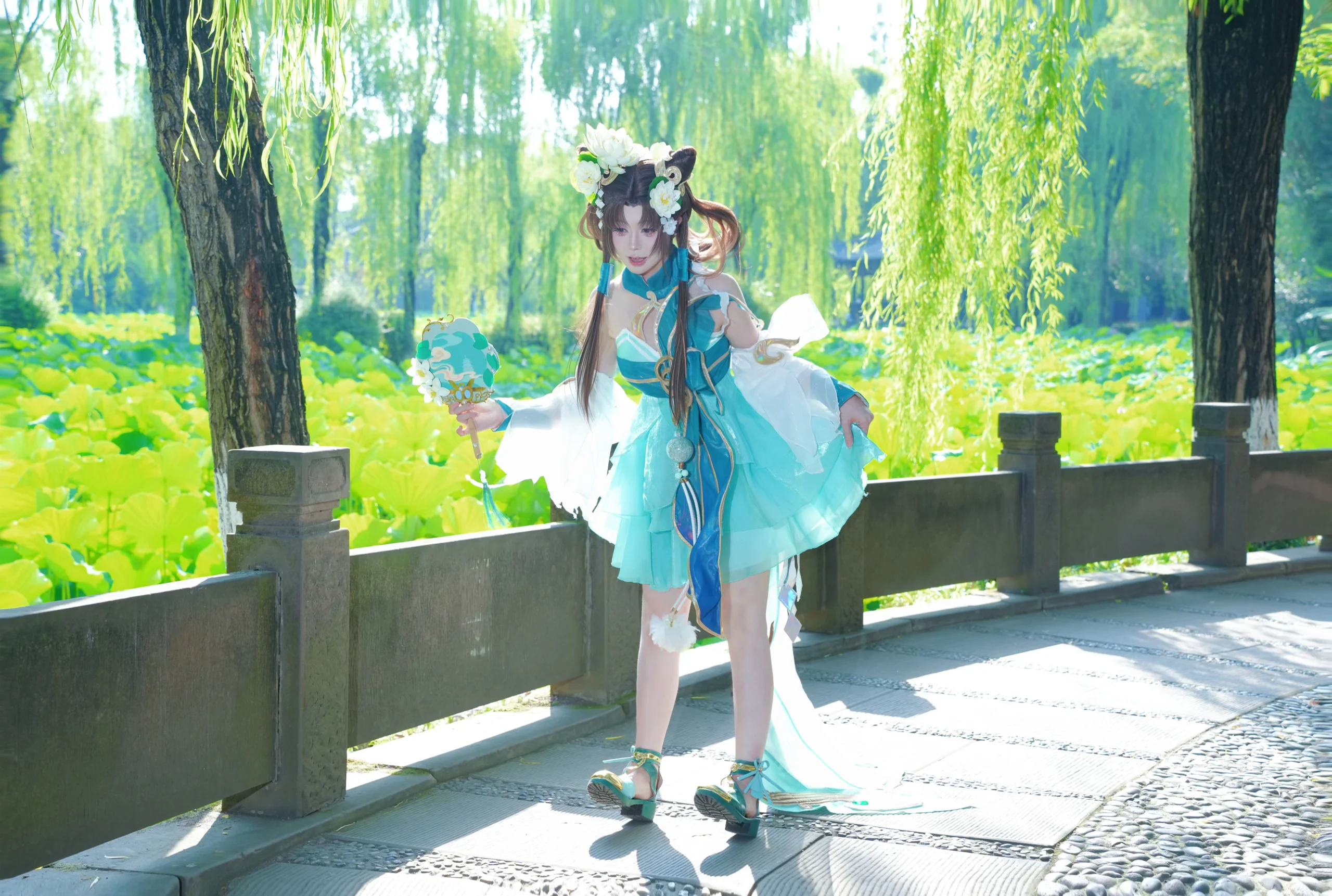 [Xiao Qiao Cosplay] Honor of Kings: The Summer Green Snake in Guihu Park