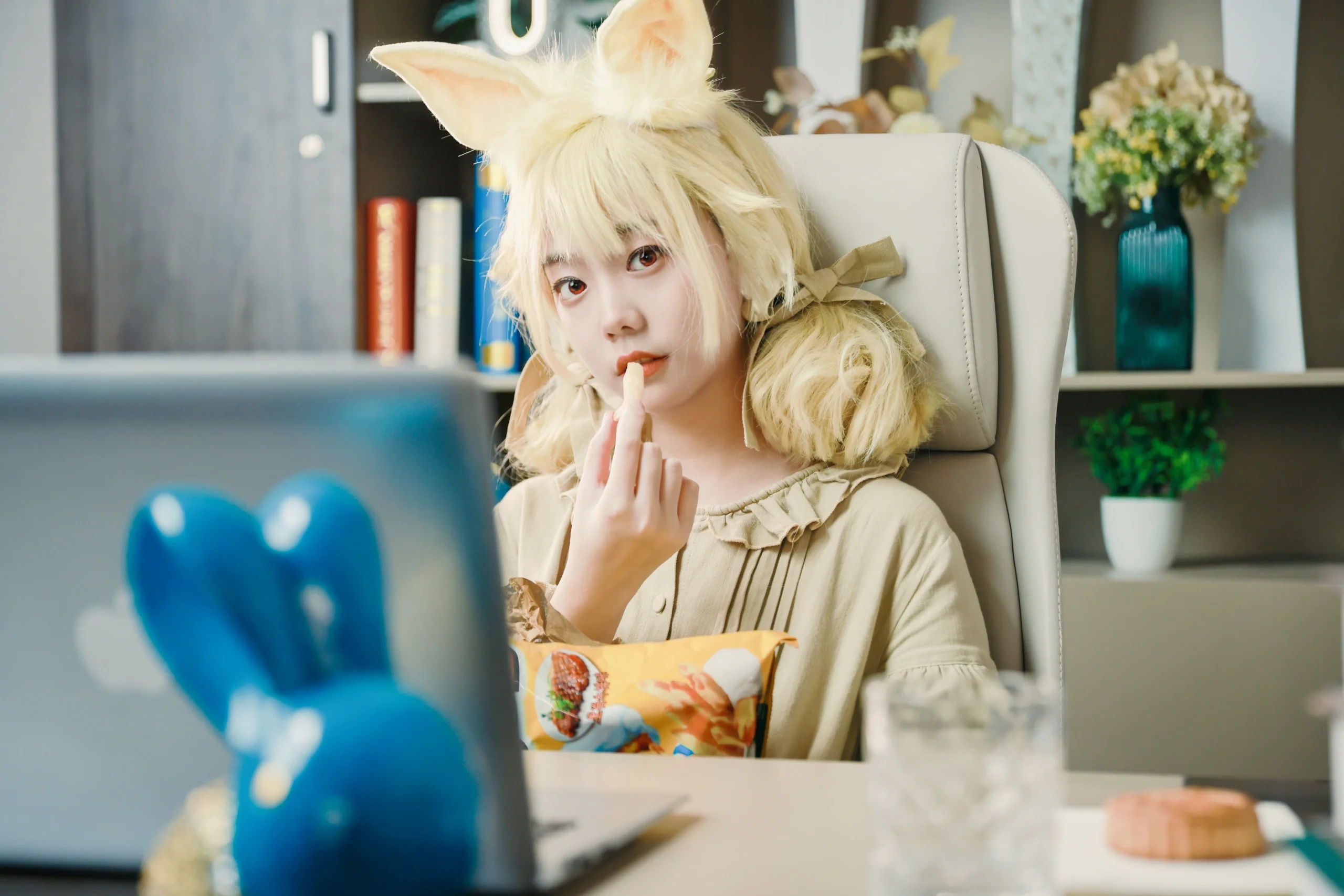 【小玉cos】非人哉玉总的爆肝工作实录 - 第 4 张