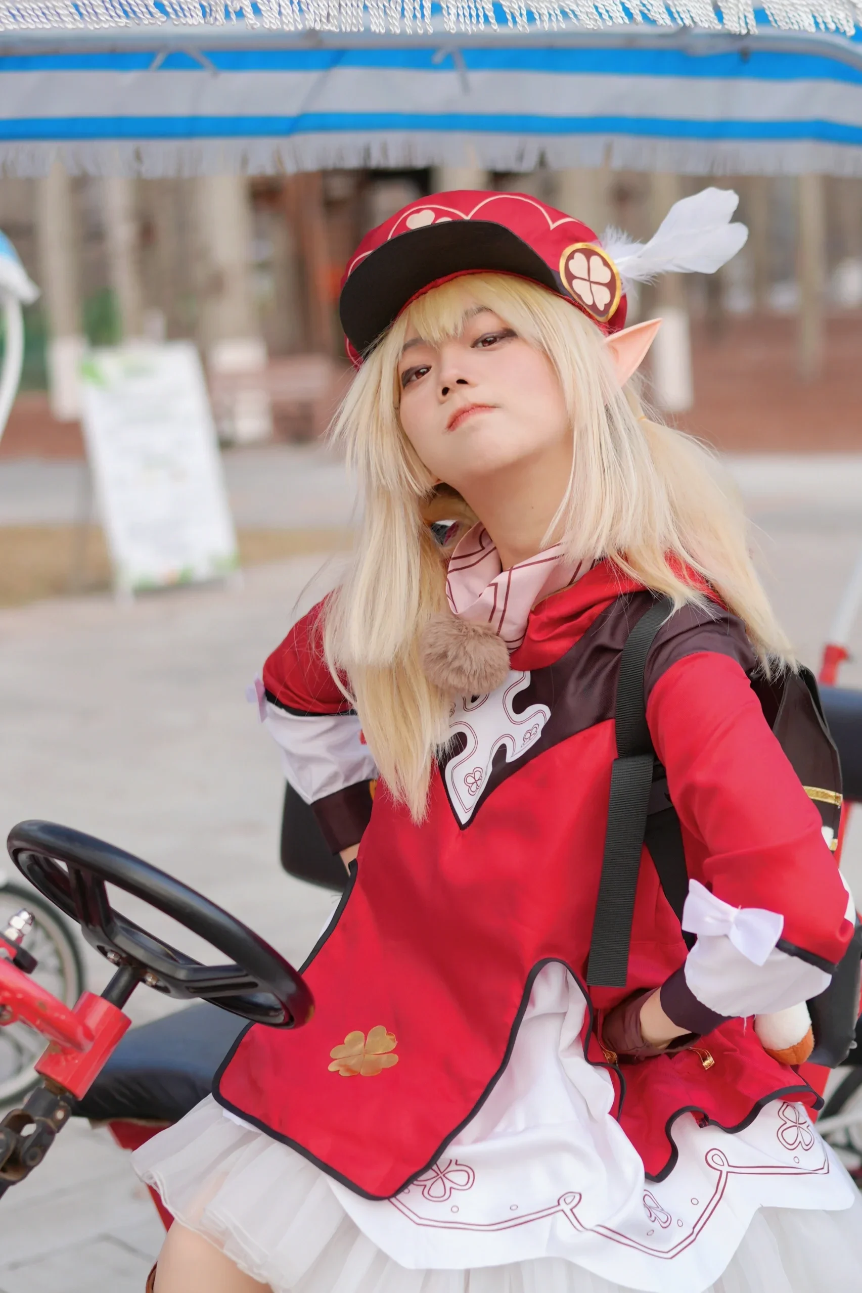 【クレー コスプレ】『原神』火花騎士の公園遊園地でおちゃめな日常 - 4 枚目