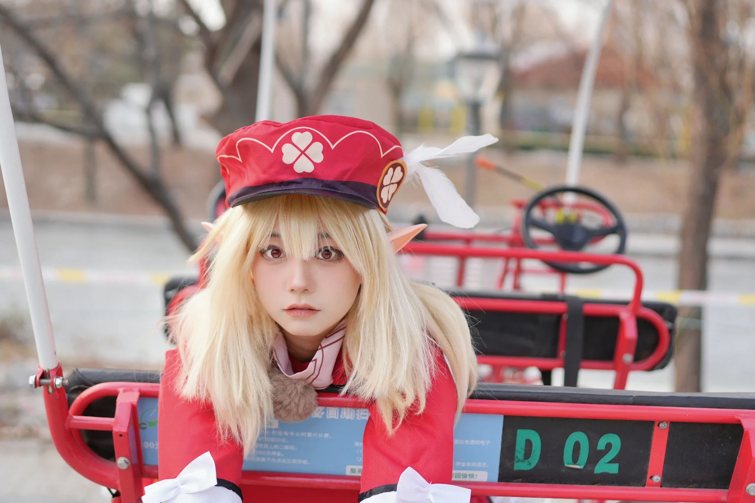 【クレー コスプレ】『原神』火花騎士の公園遊園地でおちゃめな日常 - 5 枚目