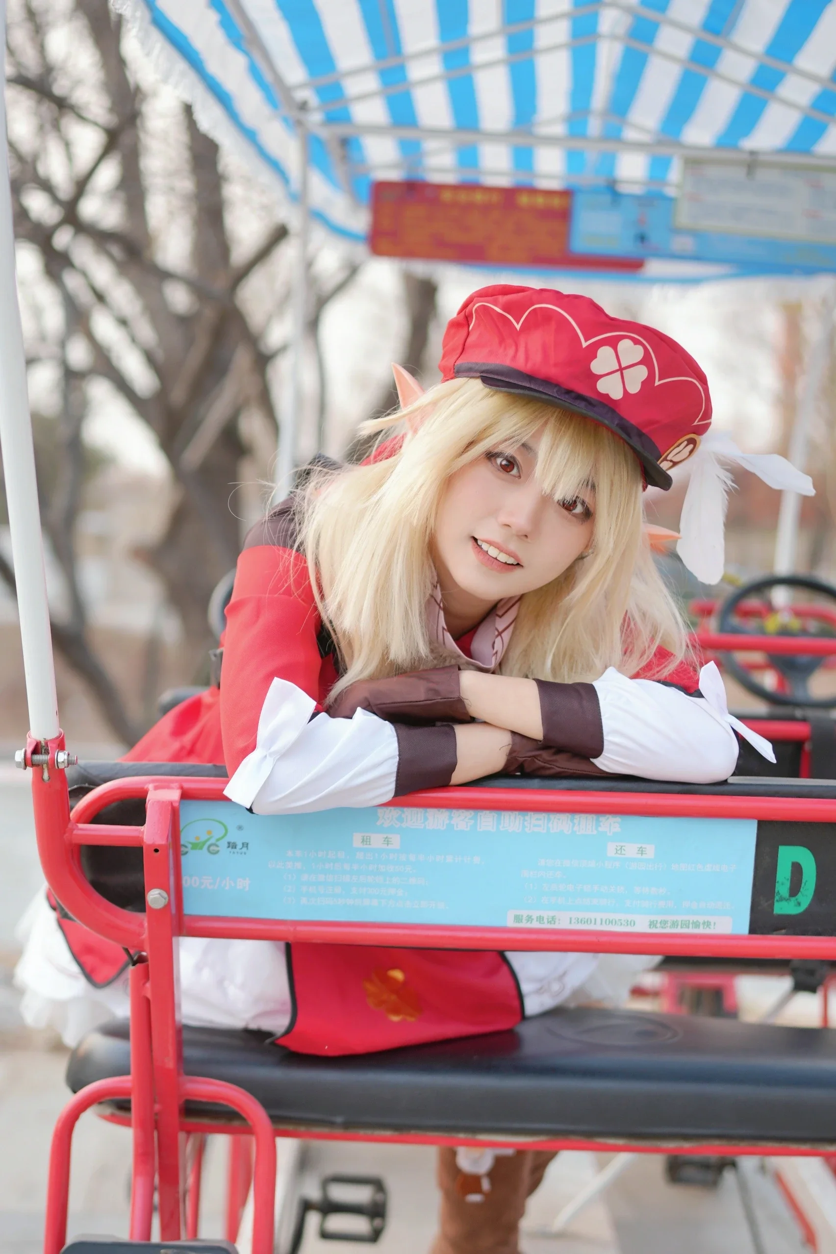 【クレー コスプレ】『原神』火花騎士の公園遊園地でおちゃめな日常 - 6 枚目