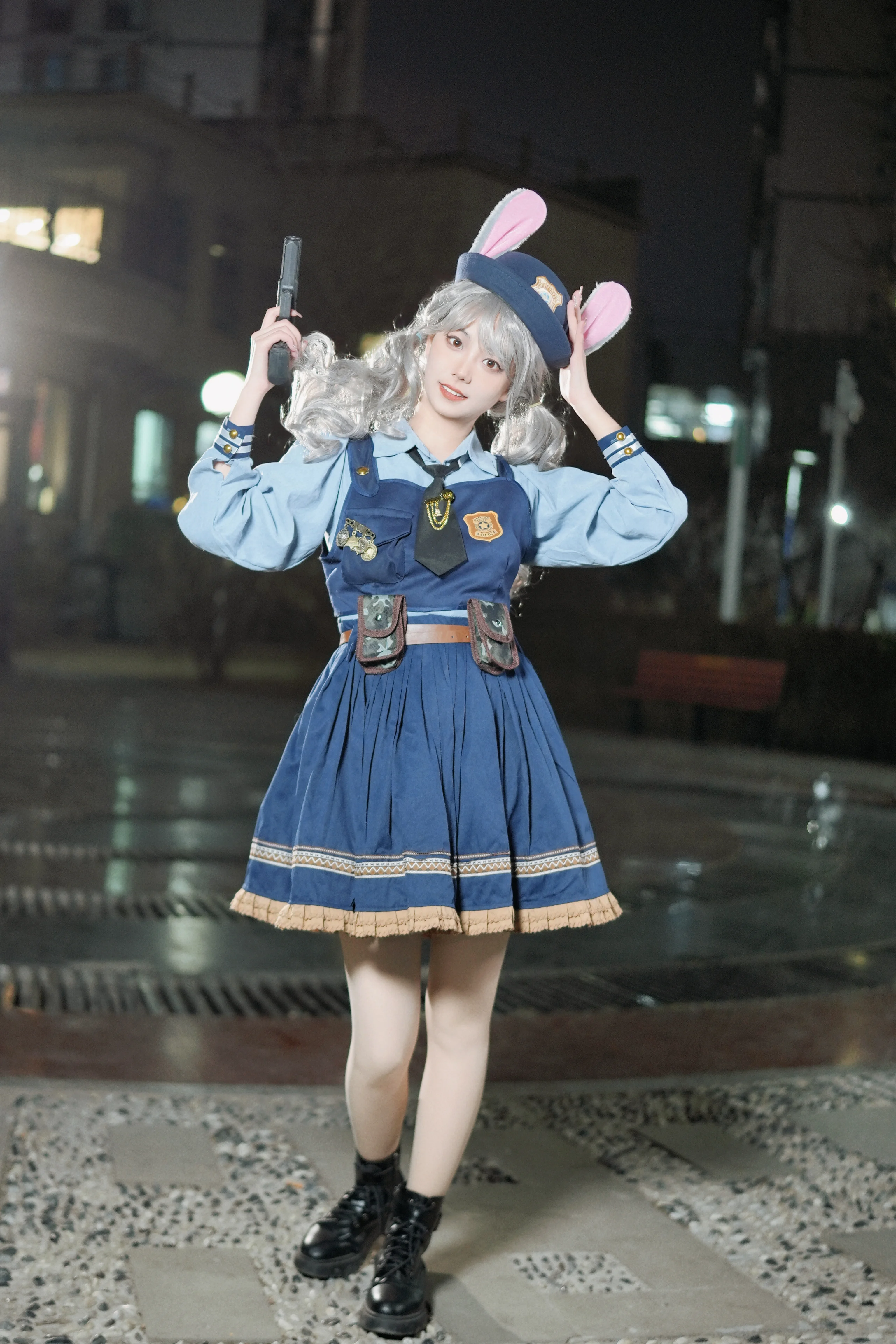 【朱迪cos】瘋狂動物城2的兔子警官，夜間街頭巡邏中 - 第 2 張