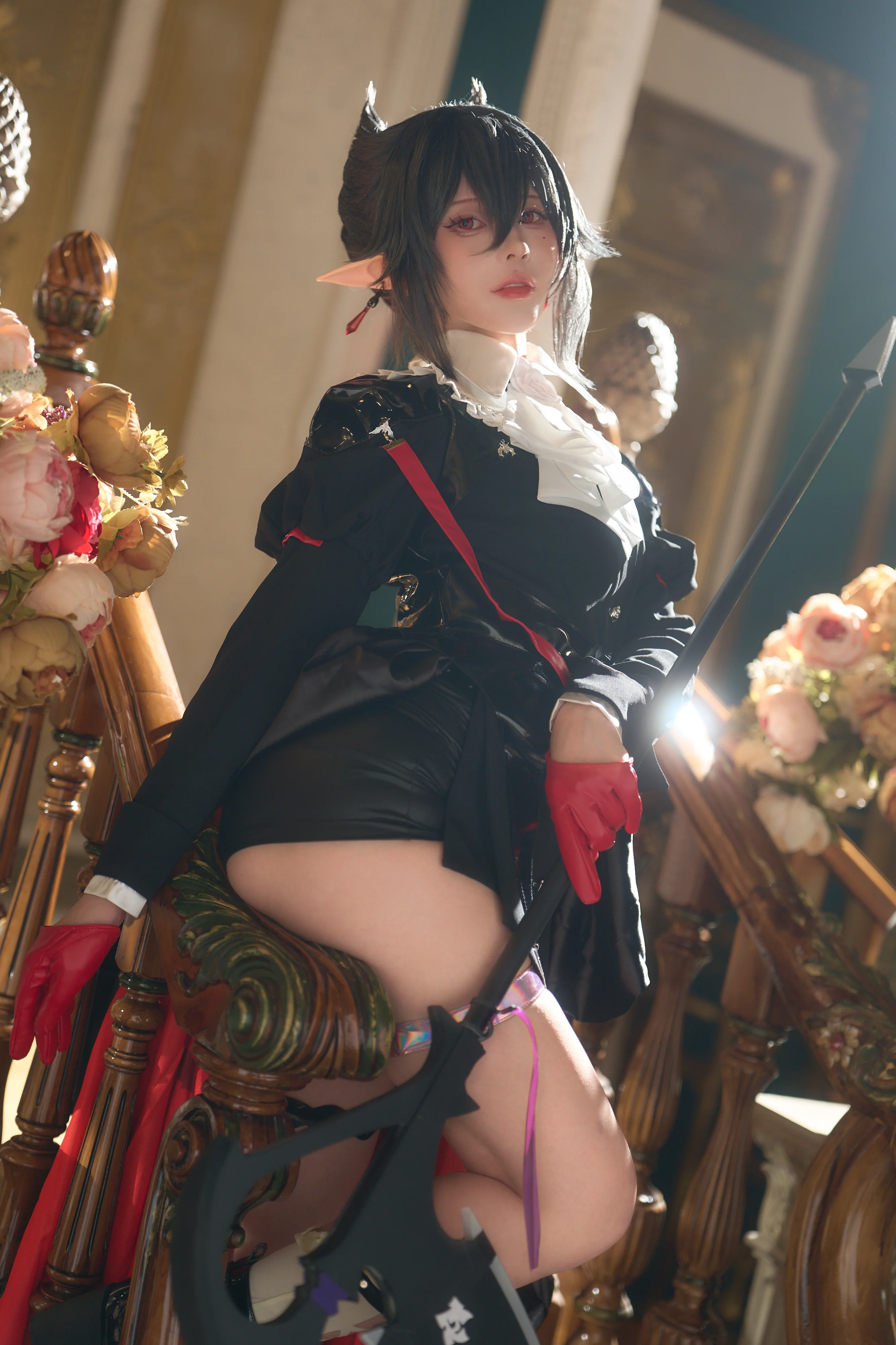 【Entelechia cos】明日方舟恩特勒凯亚的哥特暗黑风