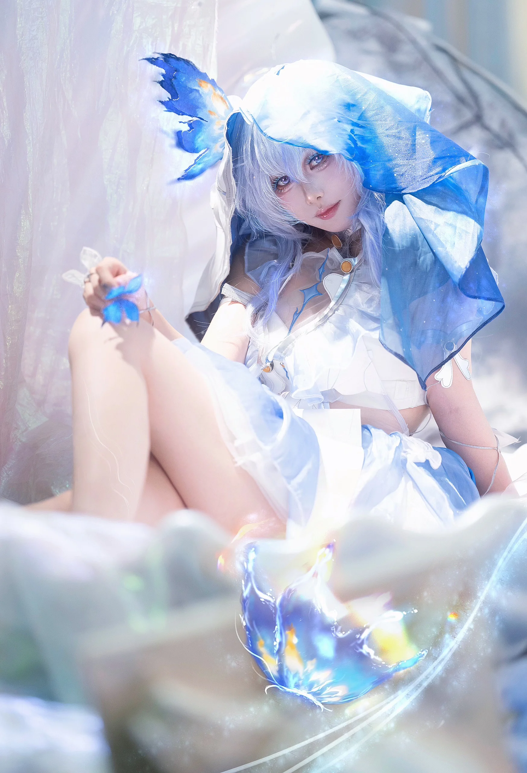 【守岸人cos】鸣潮中的蓝蝶幻梦 - 第 2 张