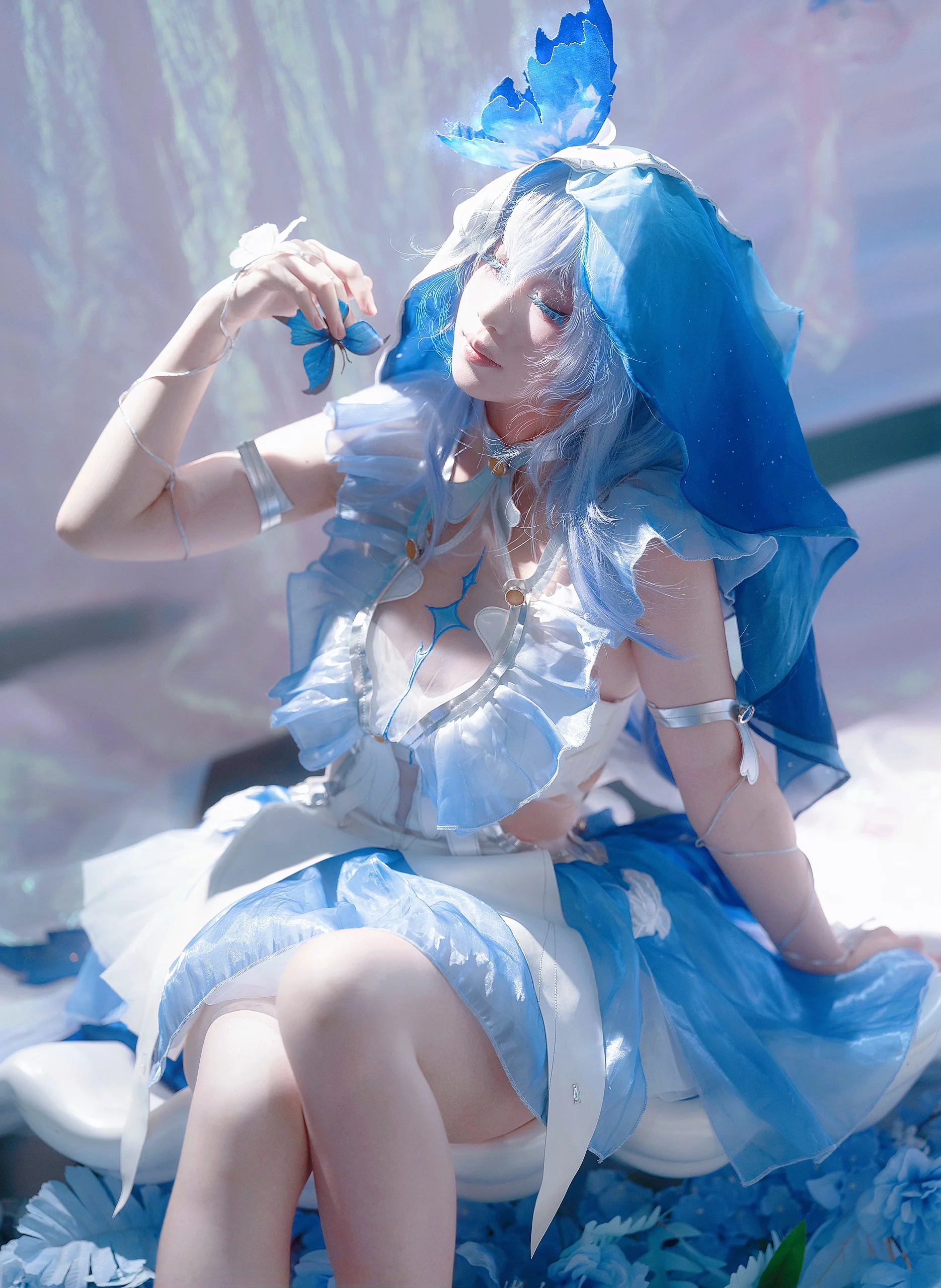 【守岸人cos】鸣潮中的蓝蝶幻梦 - 第 3 张