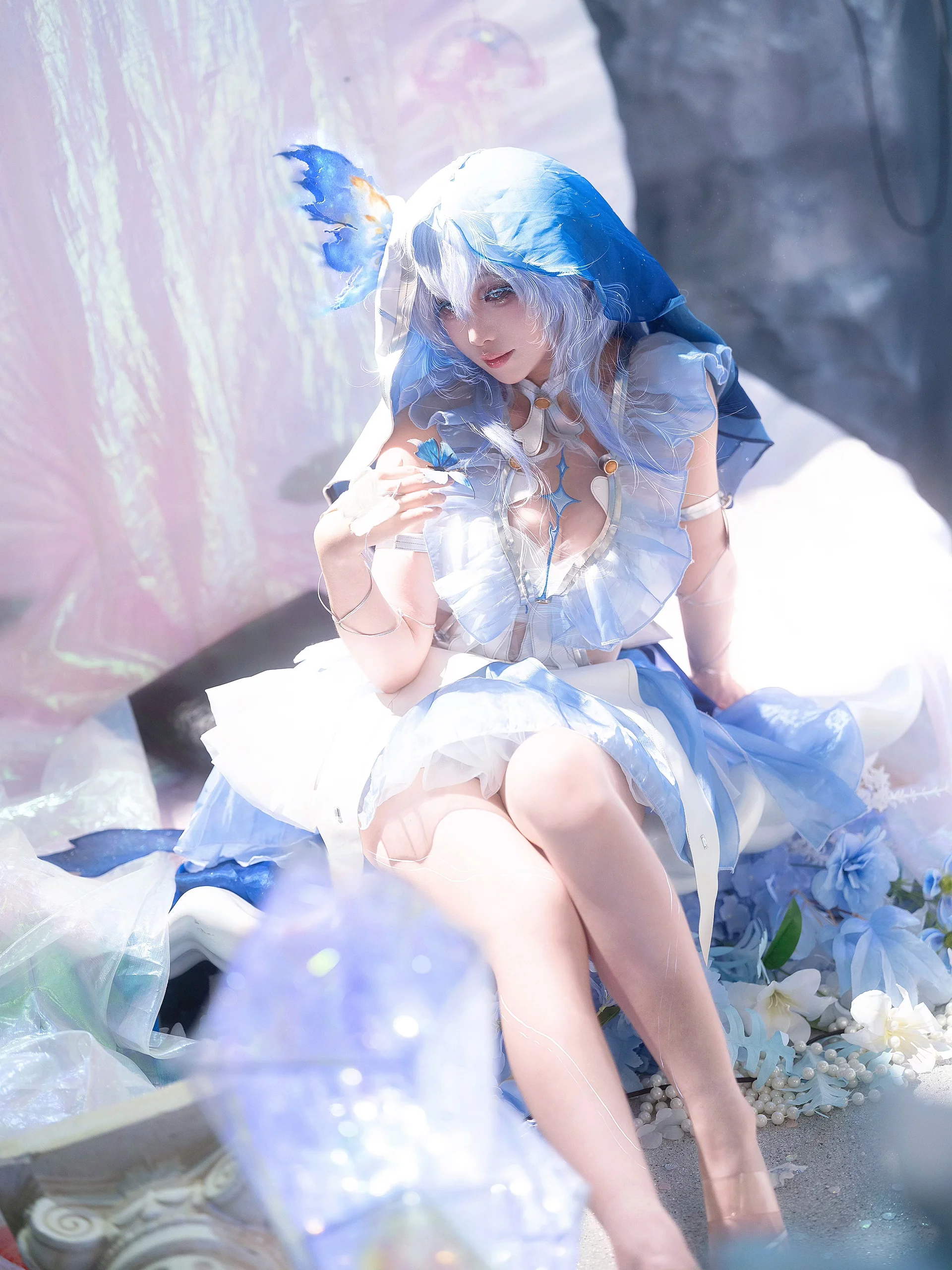 【守岸人cos】鸣潮中的蓝蝶幻梦 - 第 4 张