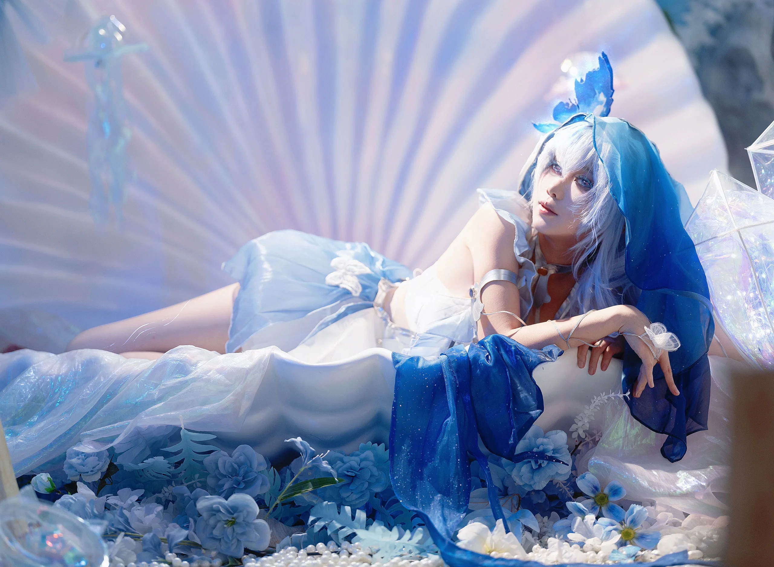 【守岸人cos】鸣潮中的蓝蝶幻梦 - 第 9 张