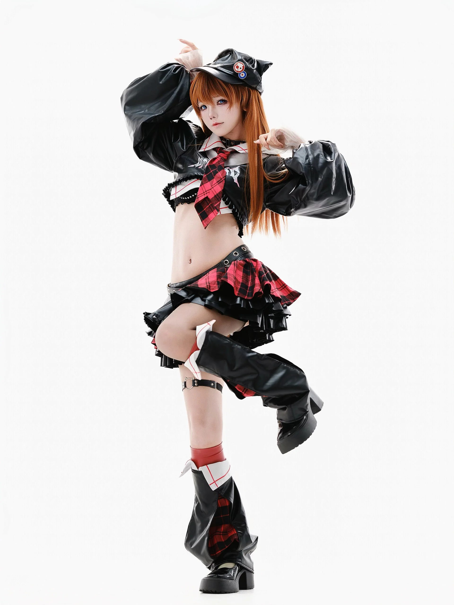 【明日香cos】新世纪福音战士，白棚高调摄影下的自信张力
