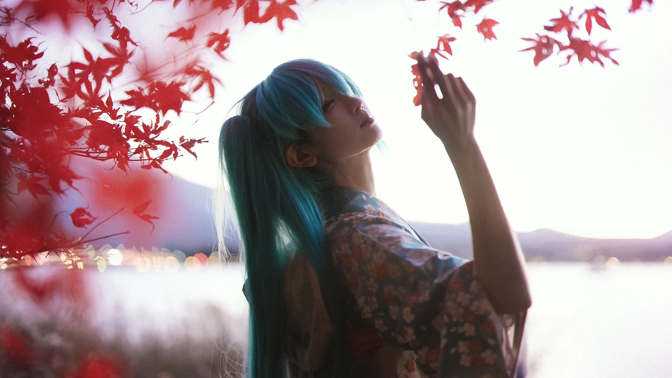 【初音未来cos】花鸟风月中的一瞬温柔 - 第 3 张