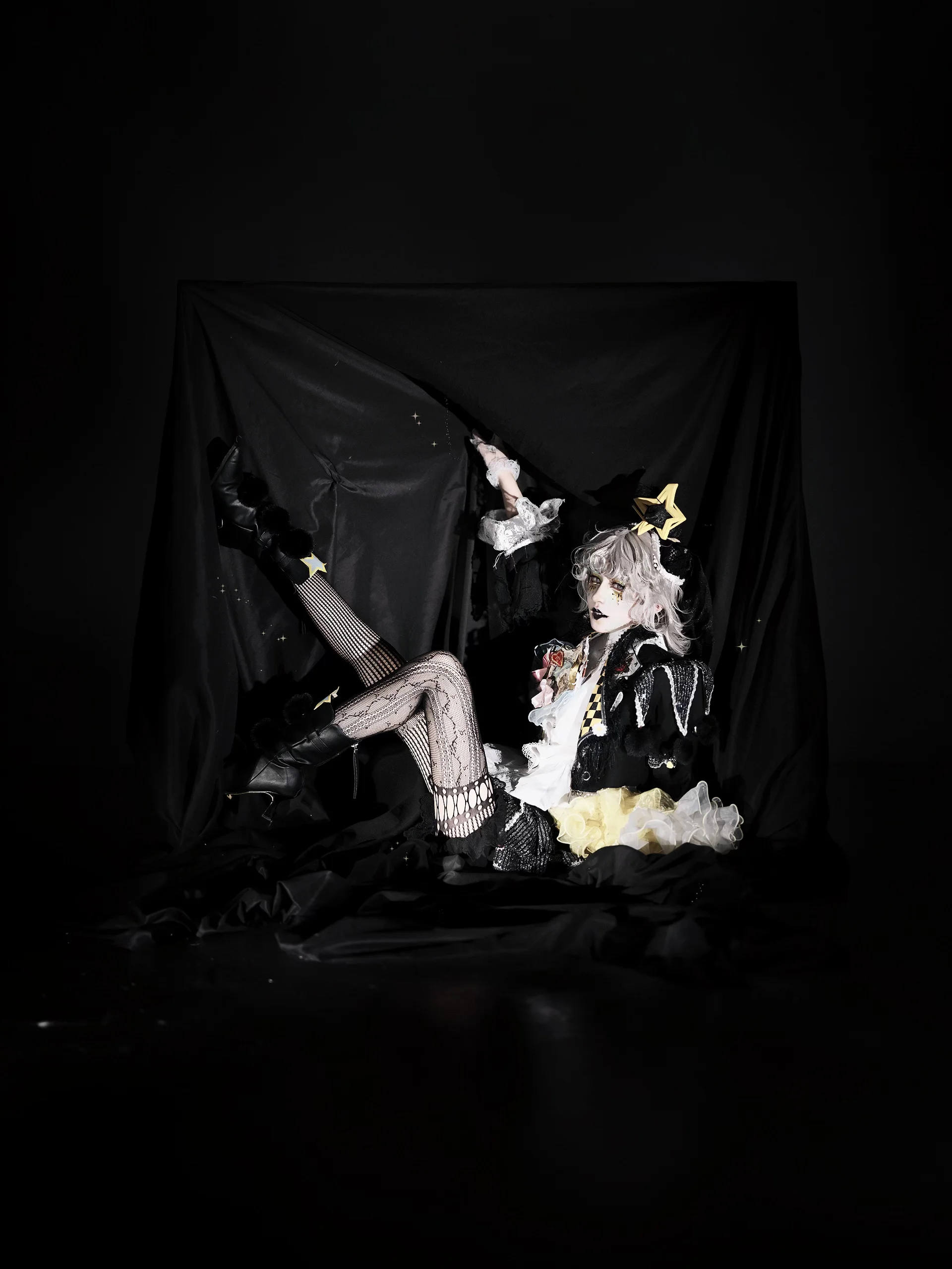 【默剧艺人cos】暗调舞台上的无声独白，第五人格风格演绎 - 第 2 张