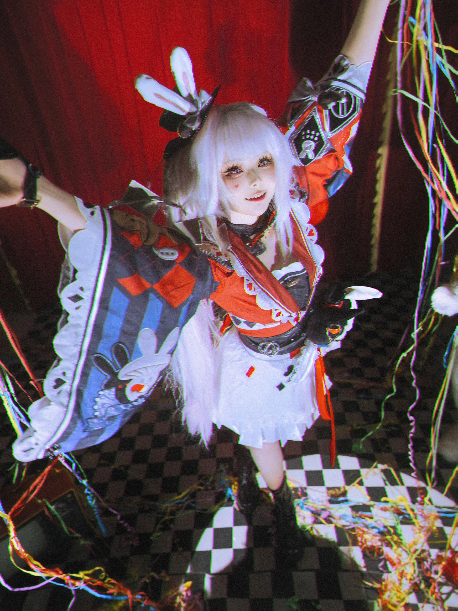 【星穹铁道火花cos】棋盘格舞台上的欢愉马戏团