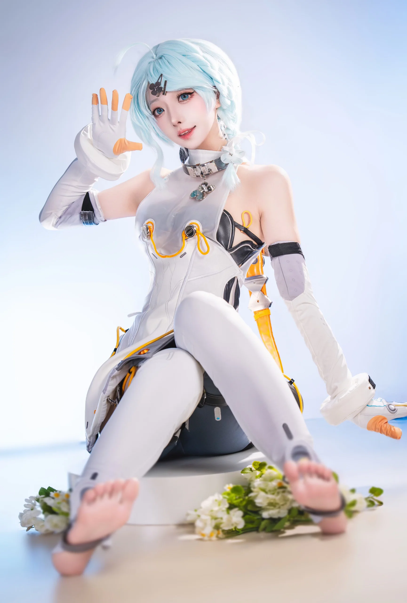 【シードコスプレ】ゼンレスゾーンゼロの青髪メカ少女、我的得意分野での撮影記録 - 1 枚目